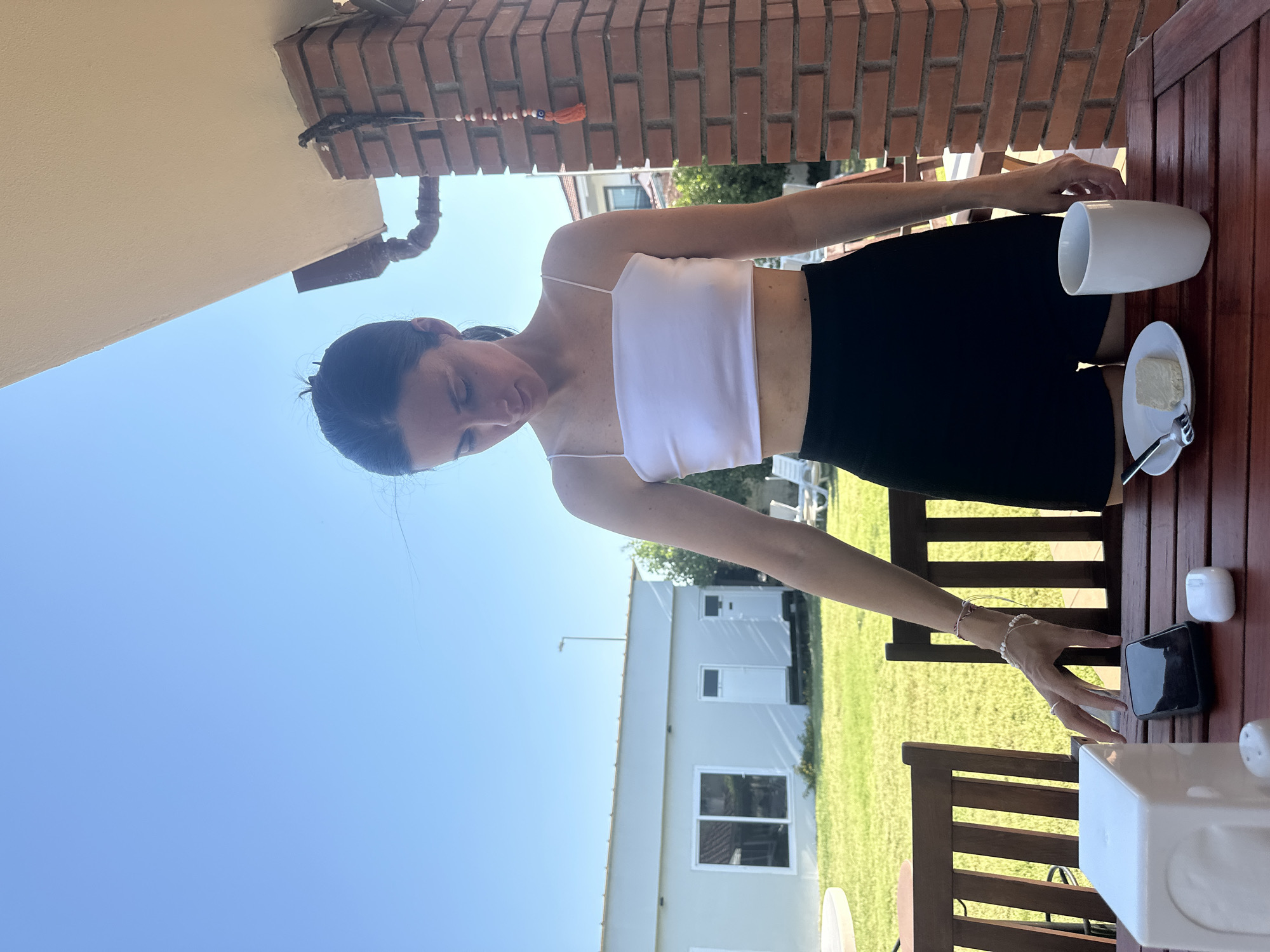 Casual outdoor table moment in Ortaca, Turkey
