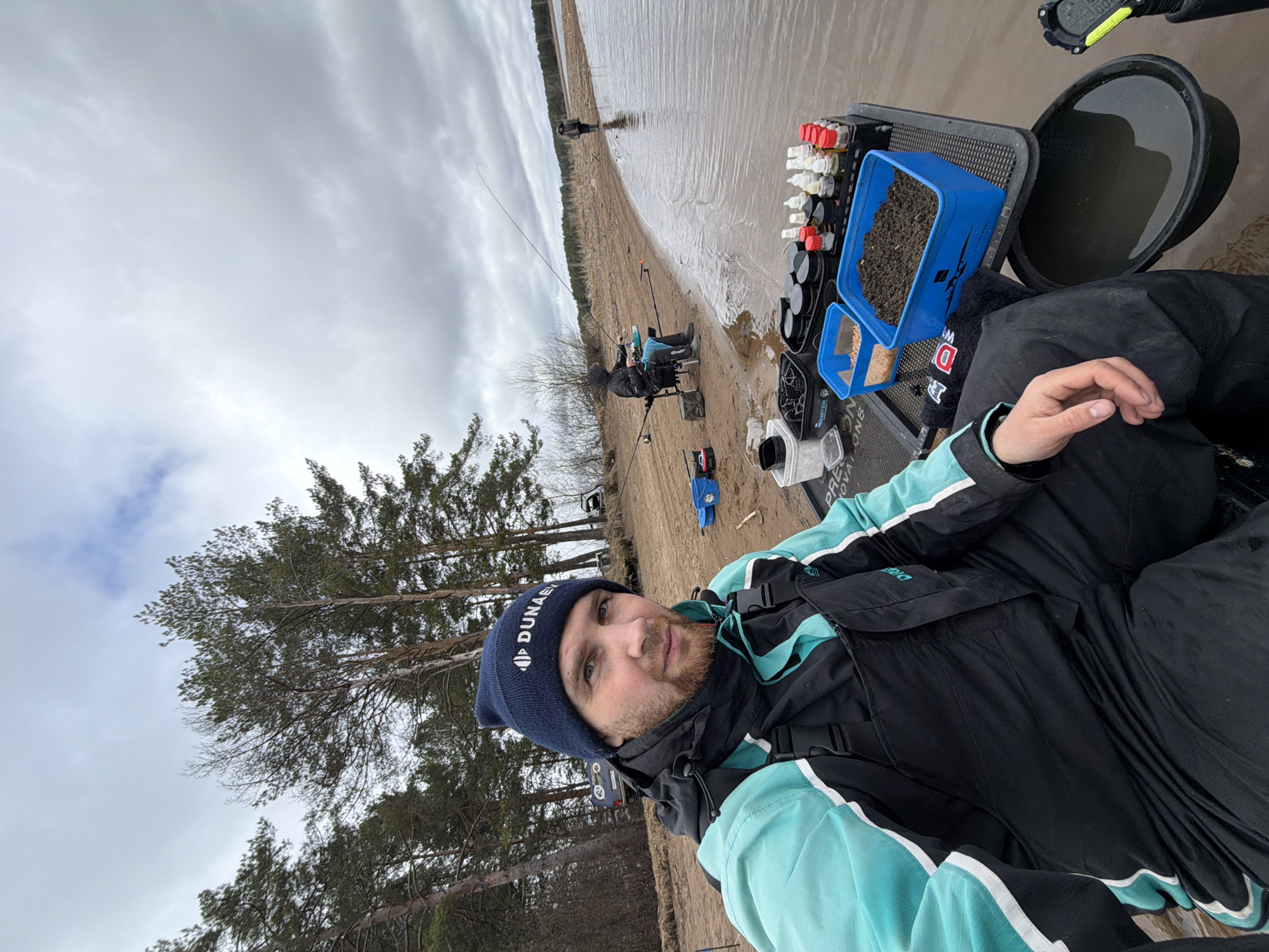 Early morning fishing activity documented near Chaykovsky, Russia
