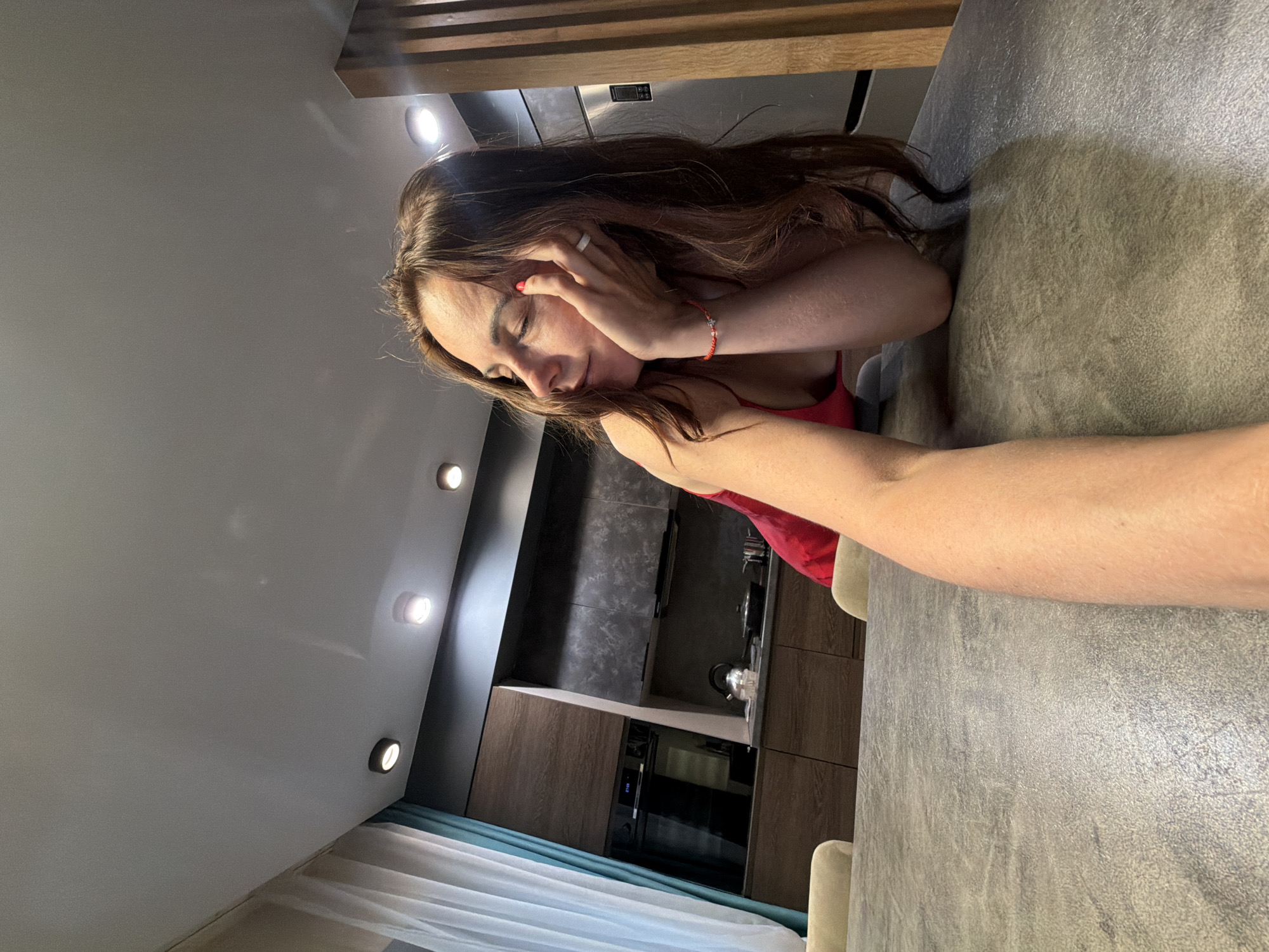 Woman's evening routine documented in Birobidzhan apartment