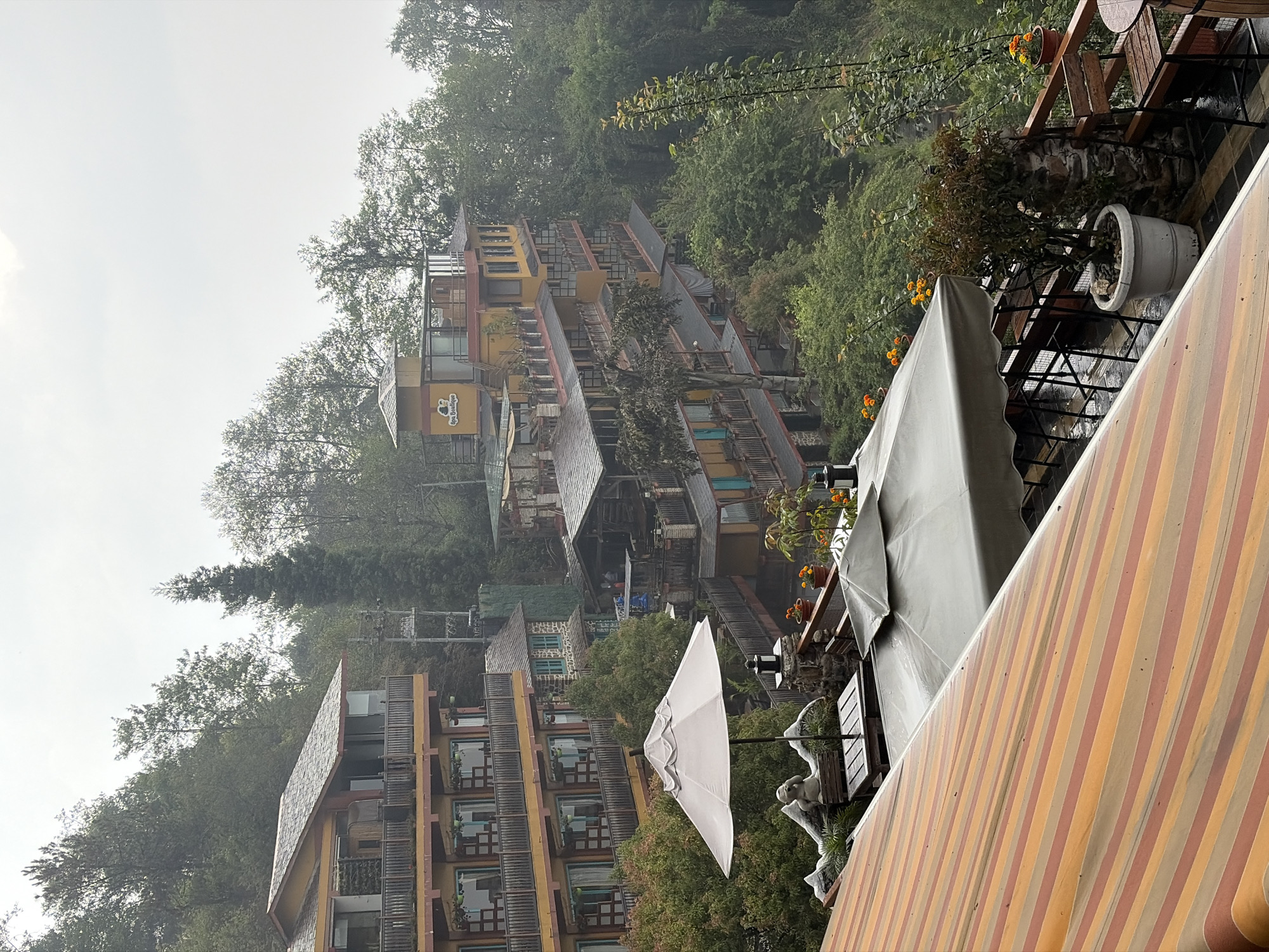 Hillside resort complex documented in Shankharapur, Nepal