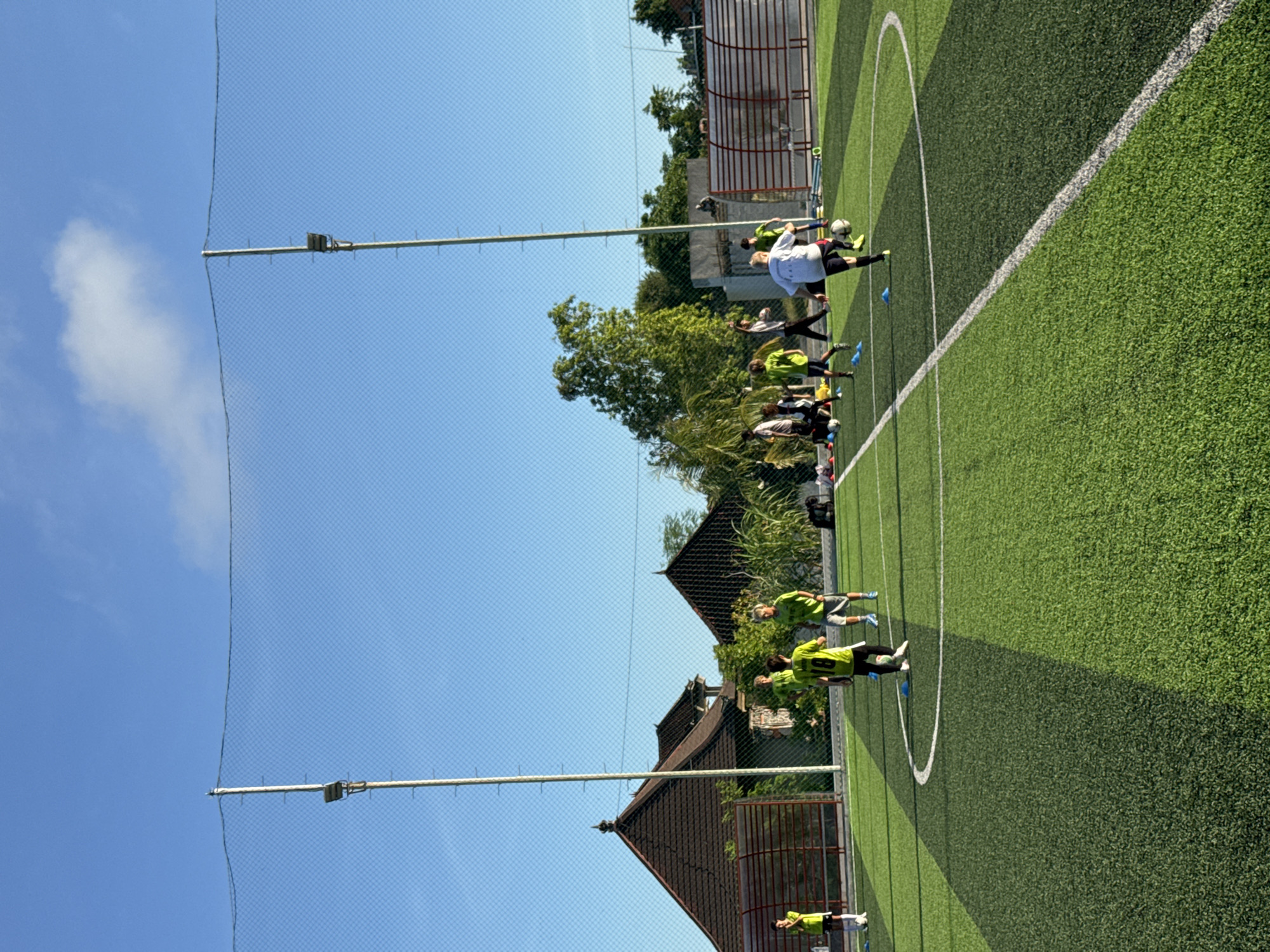 Youth soccer practice observed in Kuta Selatan, Indonesia