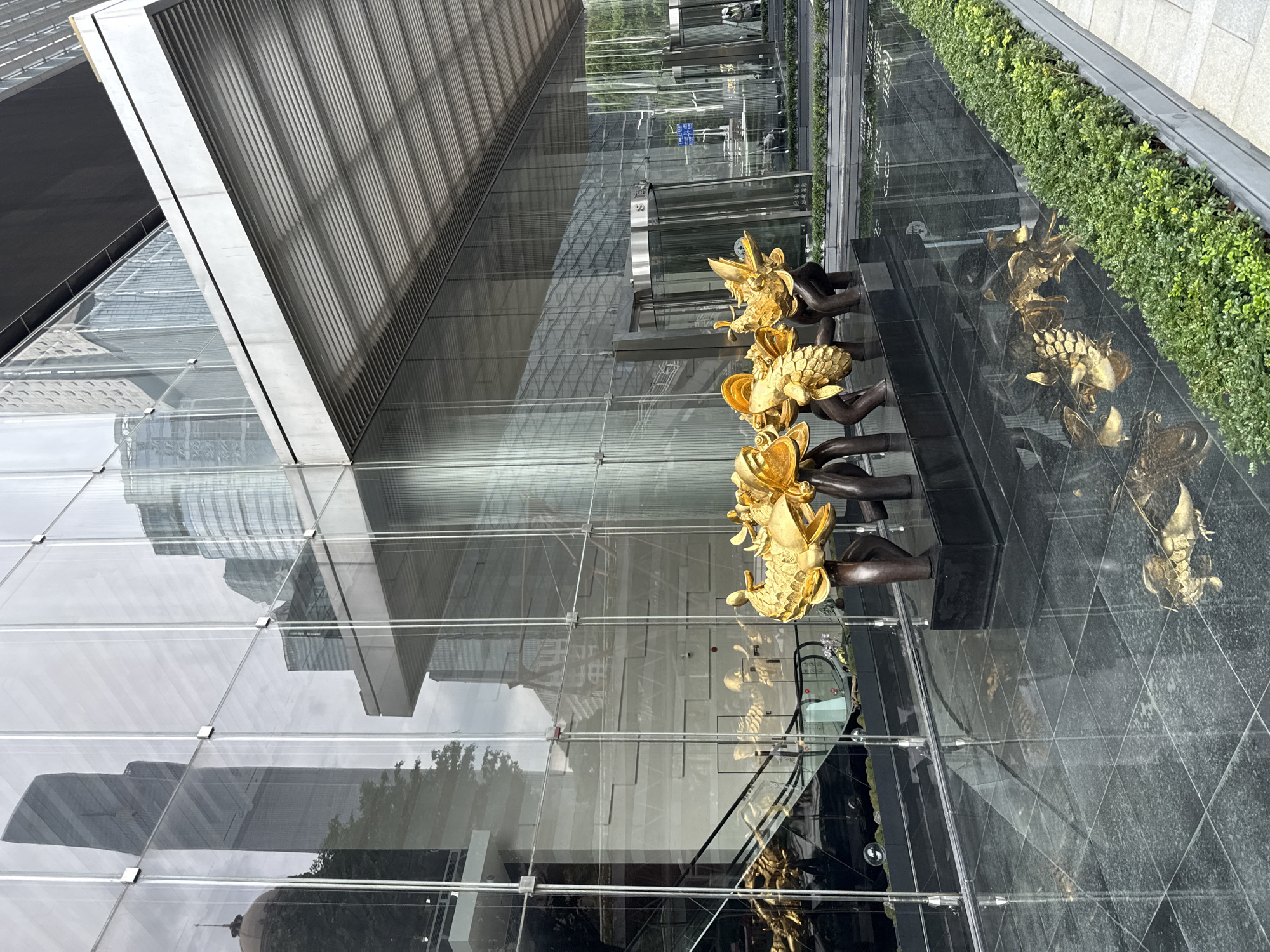 Early morning walk through Tianhe District's modern cityscape