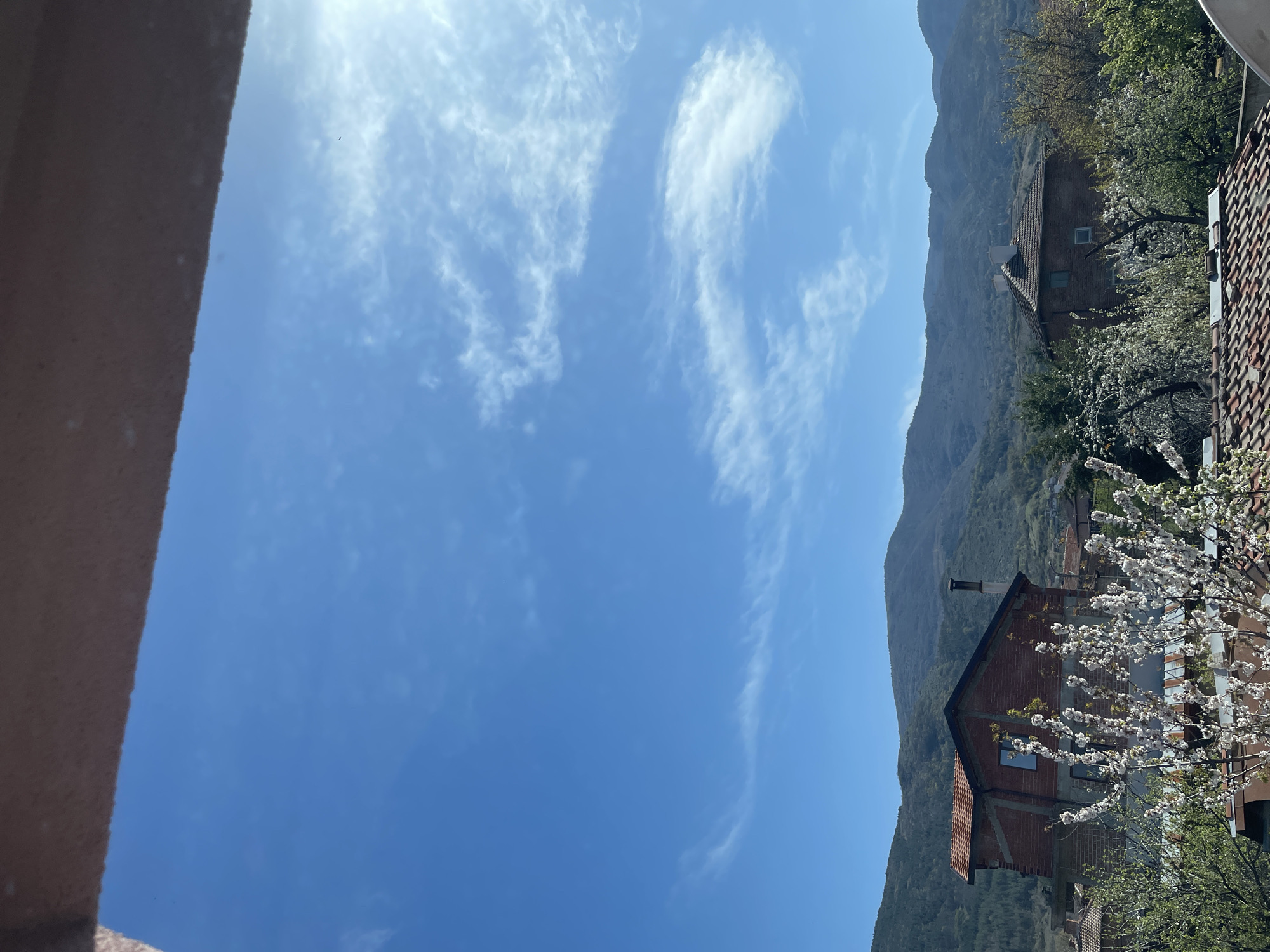 Car journey documented near Green Park Apartments, mountain landscape