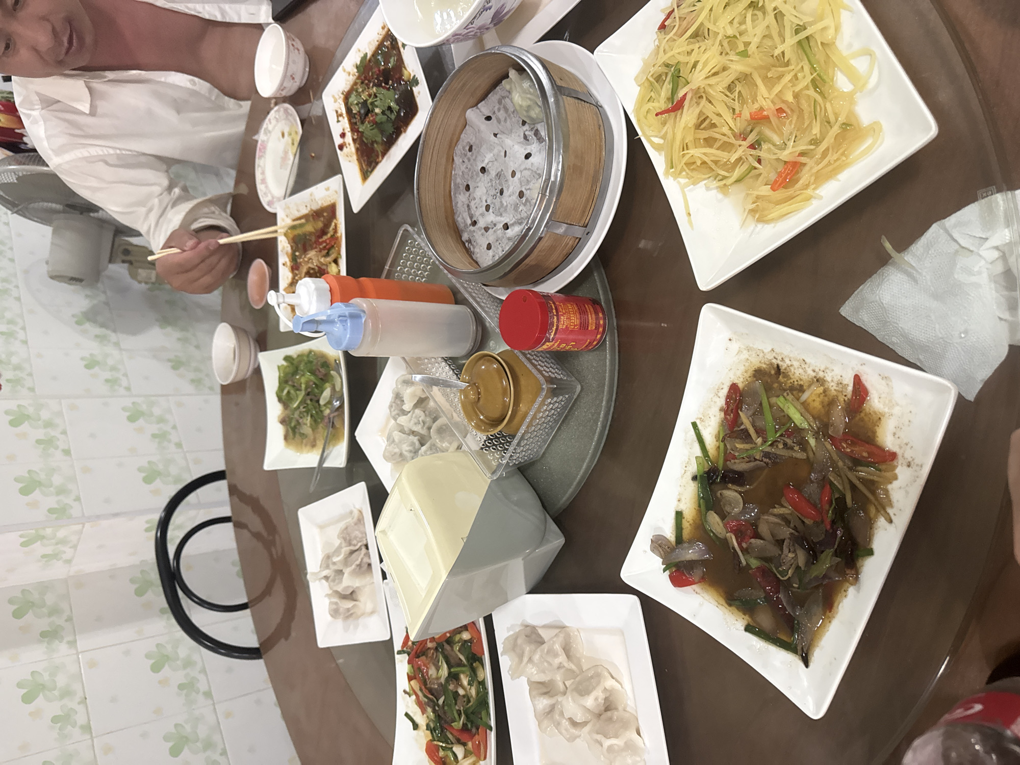 Dining scenes captured in Phuket: restaurant meal and street food