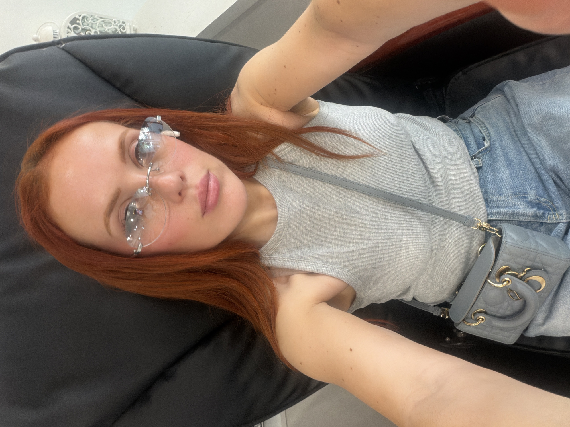 Woman gets pedicure at Paris salon