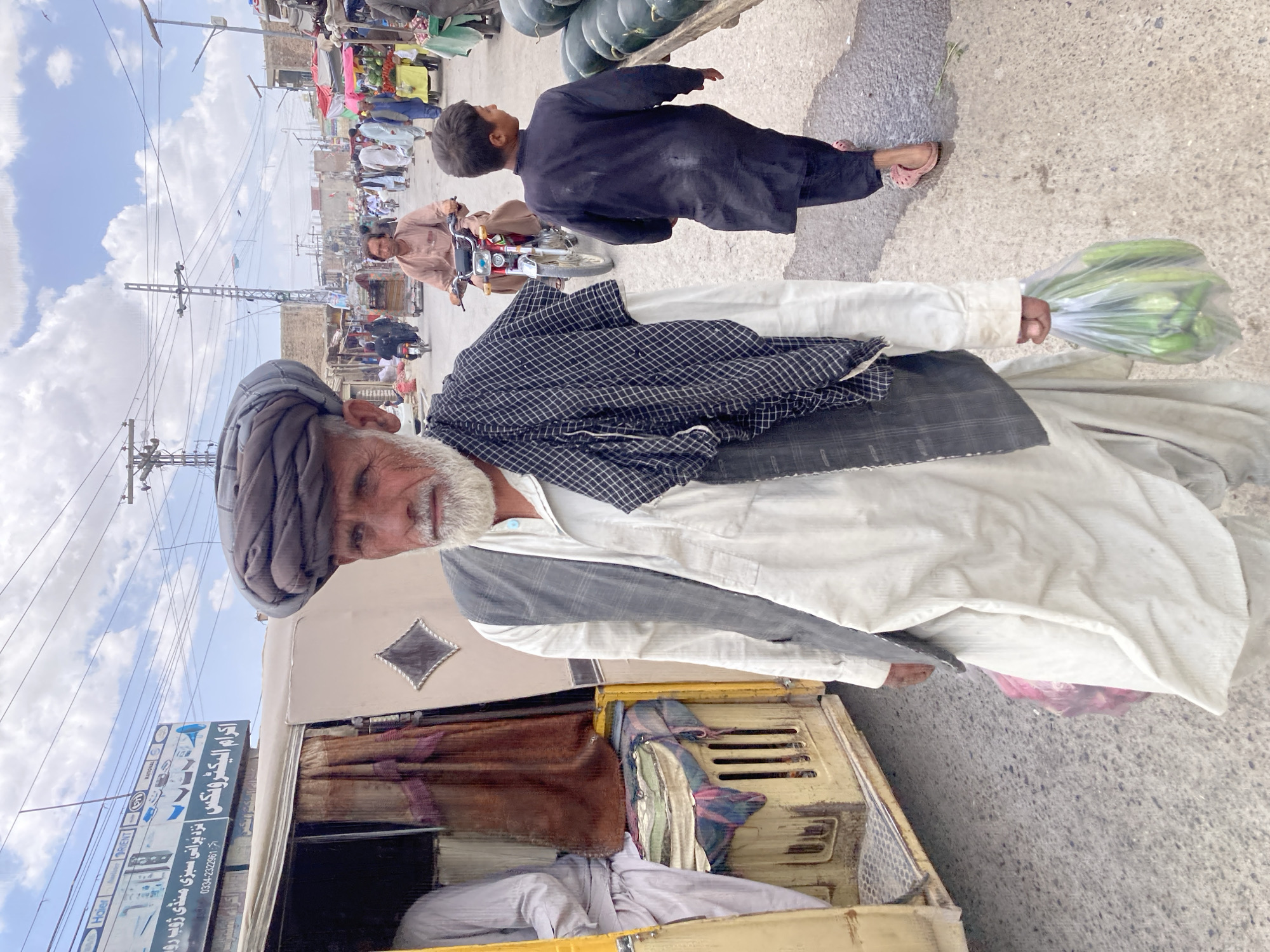 Morning street life documented in Loralai, Pakistan