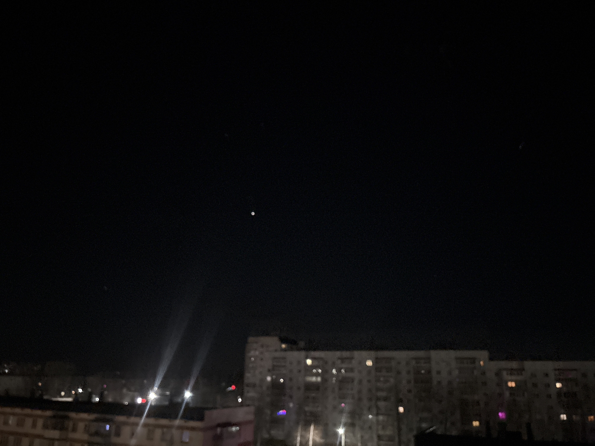 Nighttime residential scenes documented across Chaikovsky, Russia