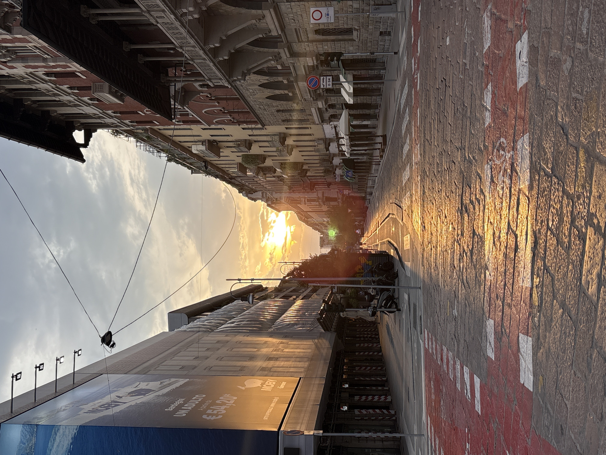 Architectural survey documents Milan building facades and courtyards