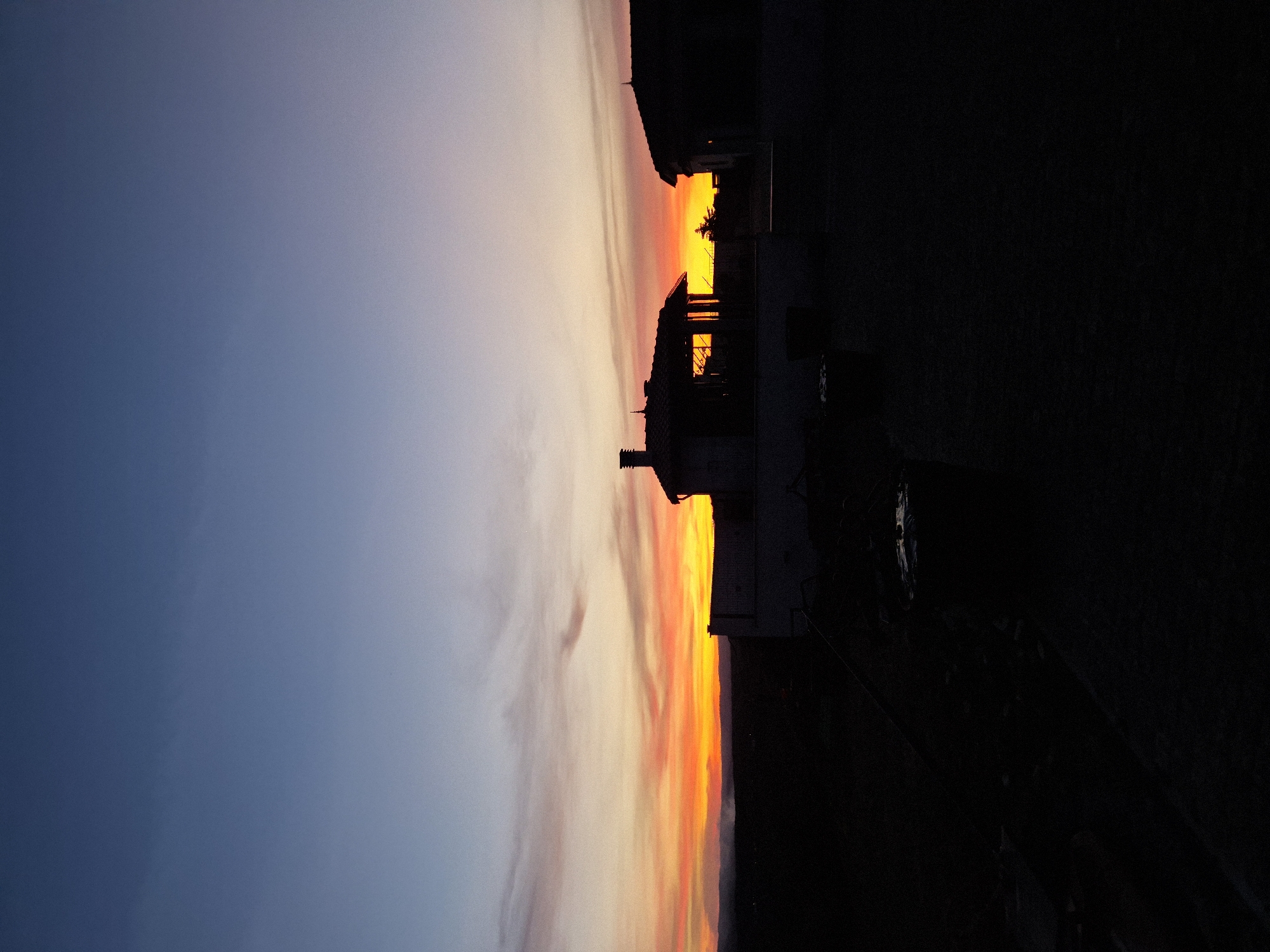 Sunset captured across multiple locations in northern Portugal