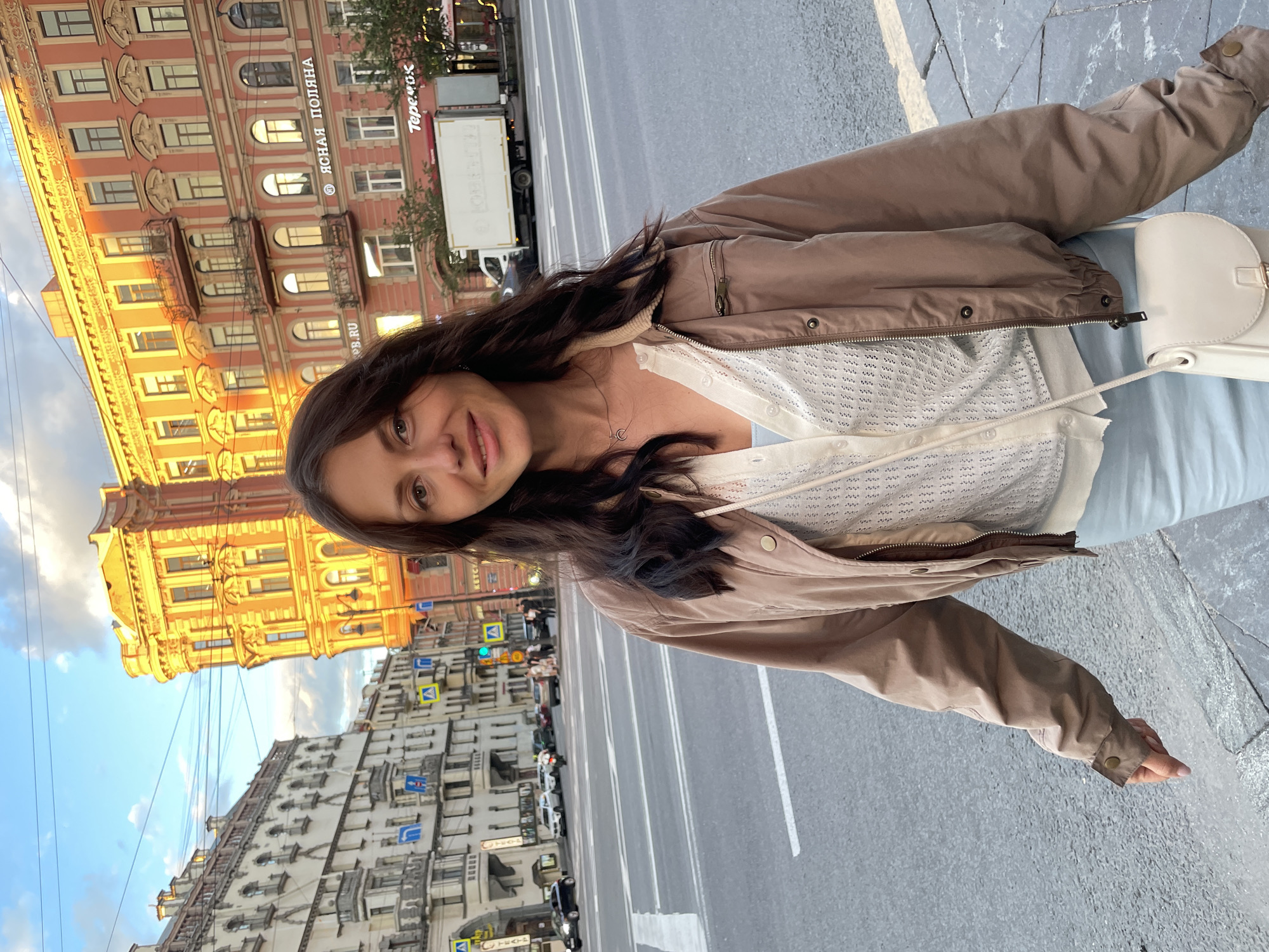 Evening stroll through Saint Petersburg's historic center, golden hour
