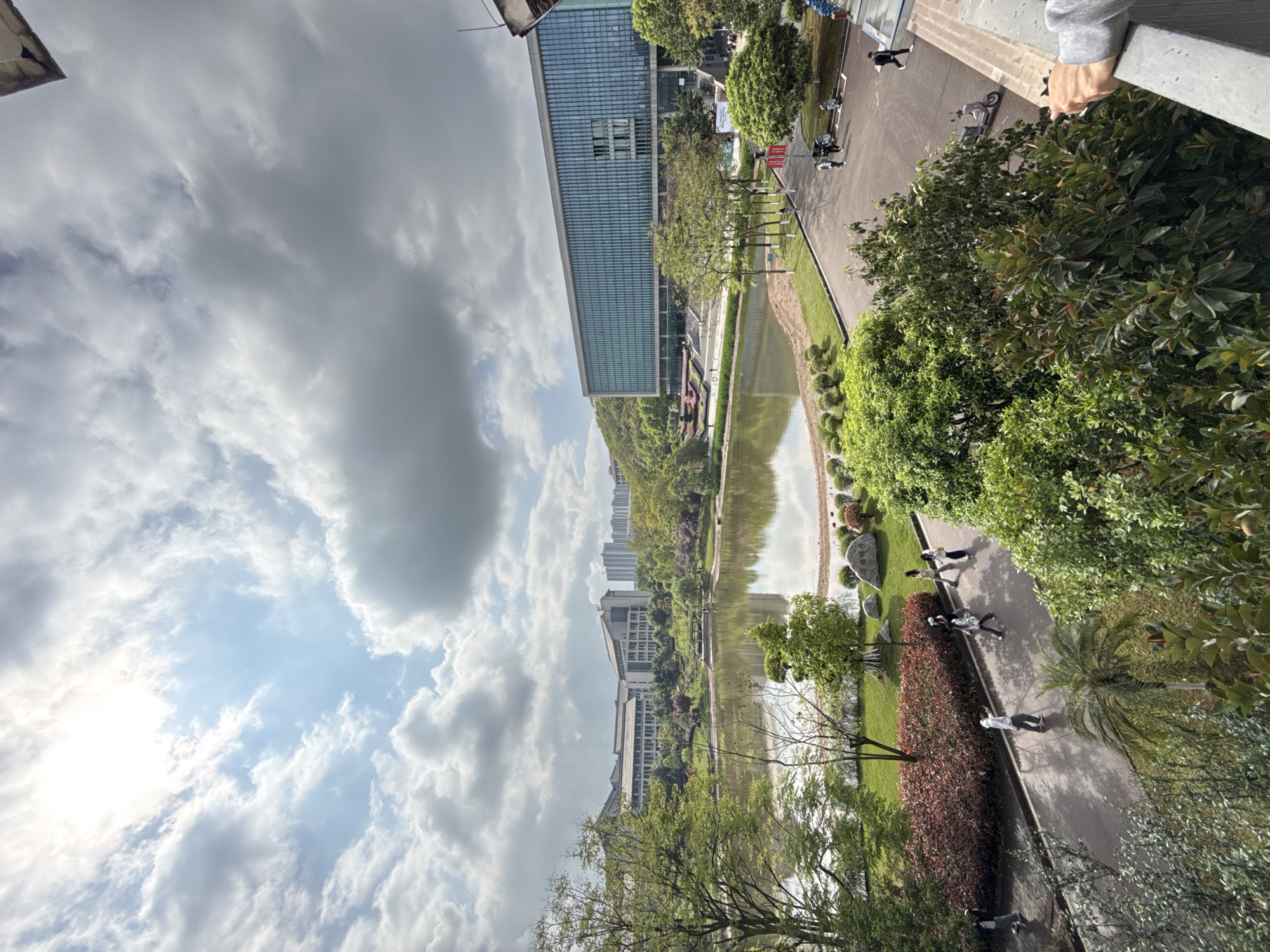 Surveying crew conducts field work in Chongqing area