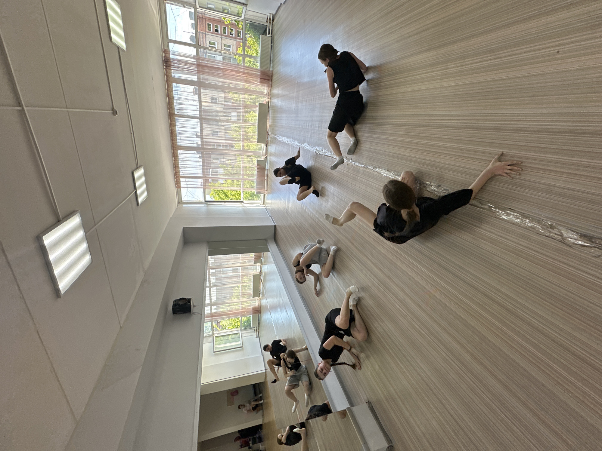 Dance rehearsal in progress at a Votkinsk studio
