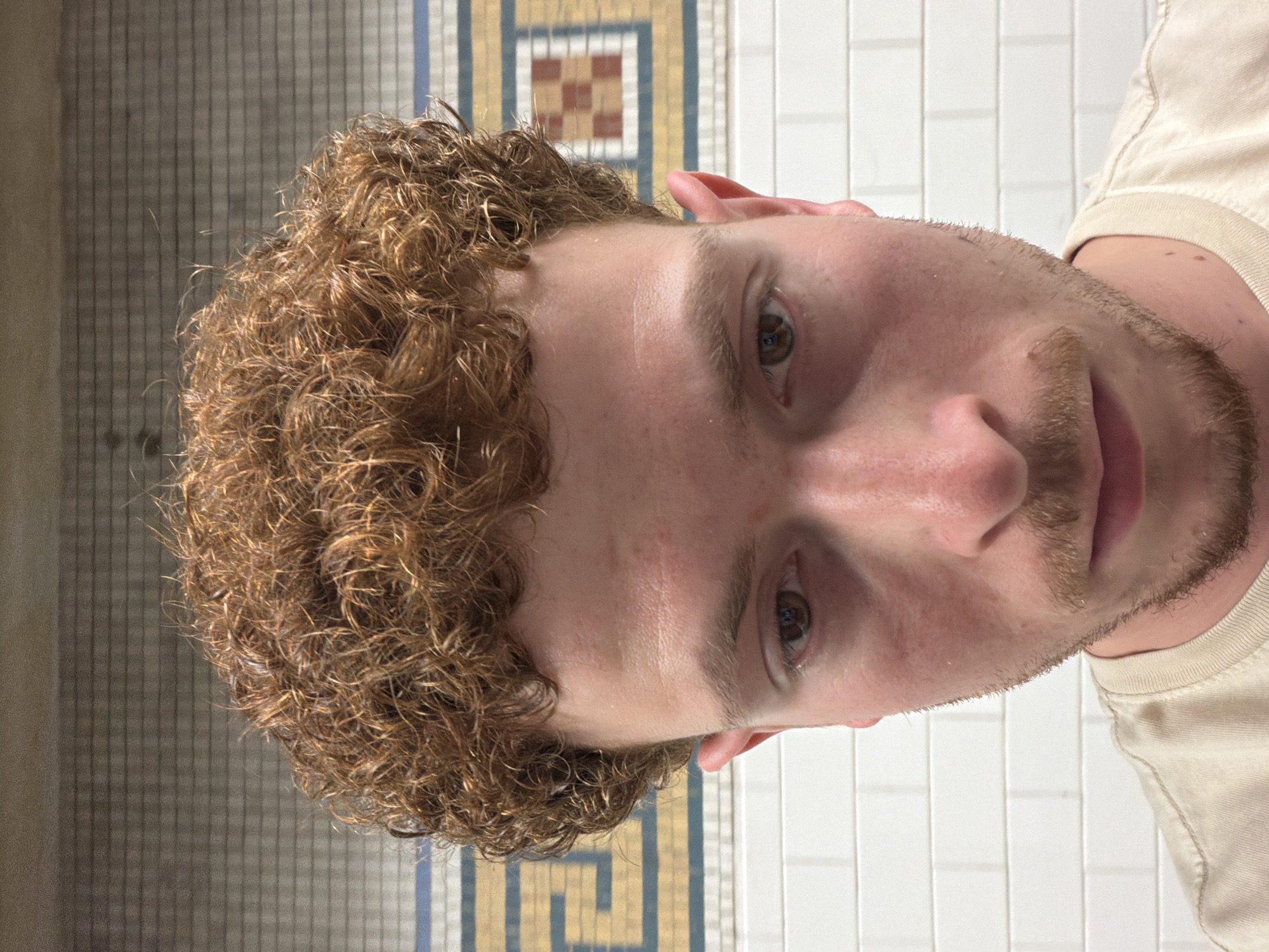 Man photographed twice in industrial NYC setting early morning