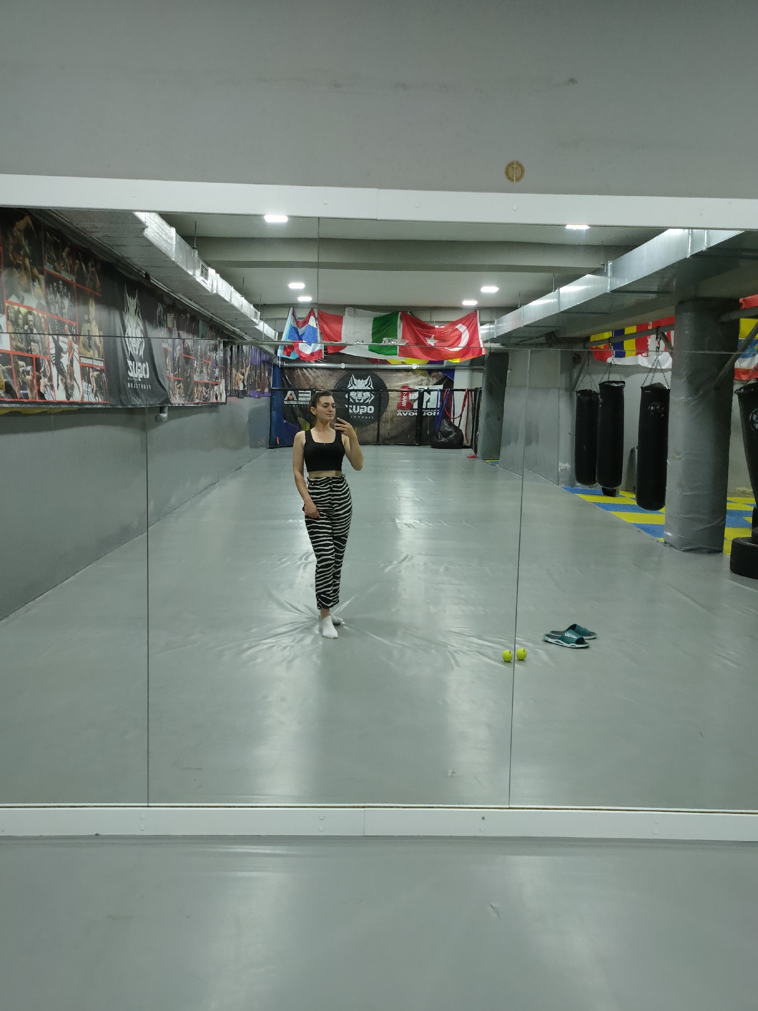 Inside a combat sports gym in Comrat, Moldova