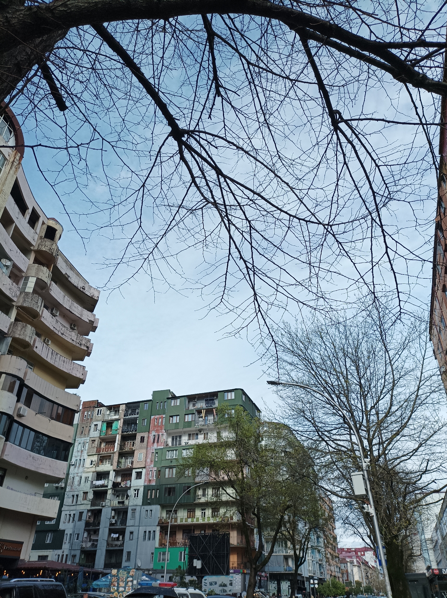 Spring street scenes documented in Batumi, Georgia