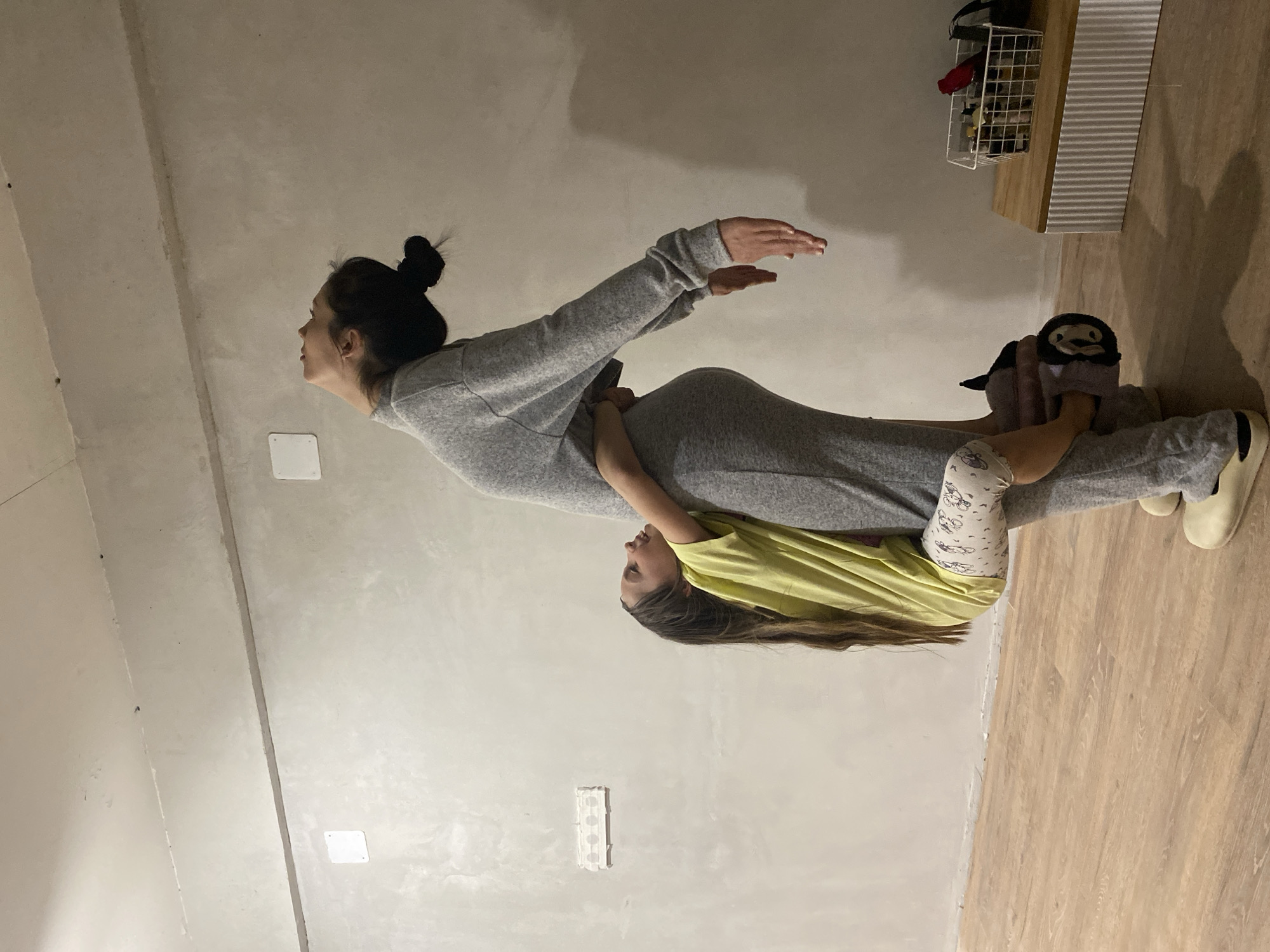 Indoor exercise session documented in Votkinsk home