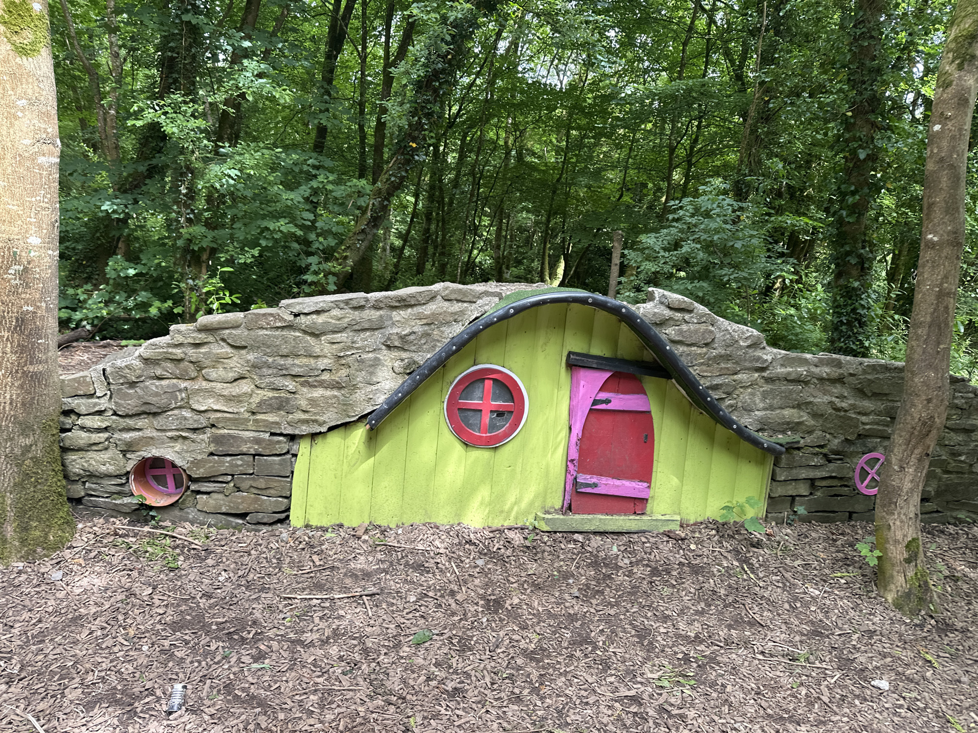 Exploring fairy tale installations at Castlecomer Discovery Park
