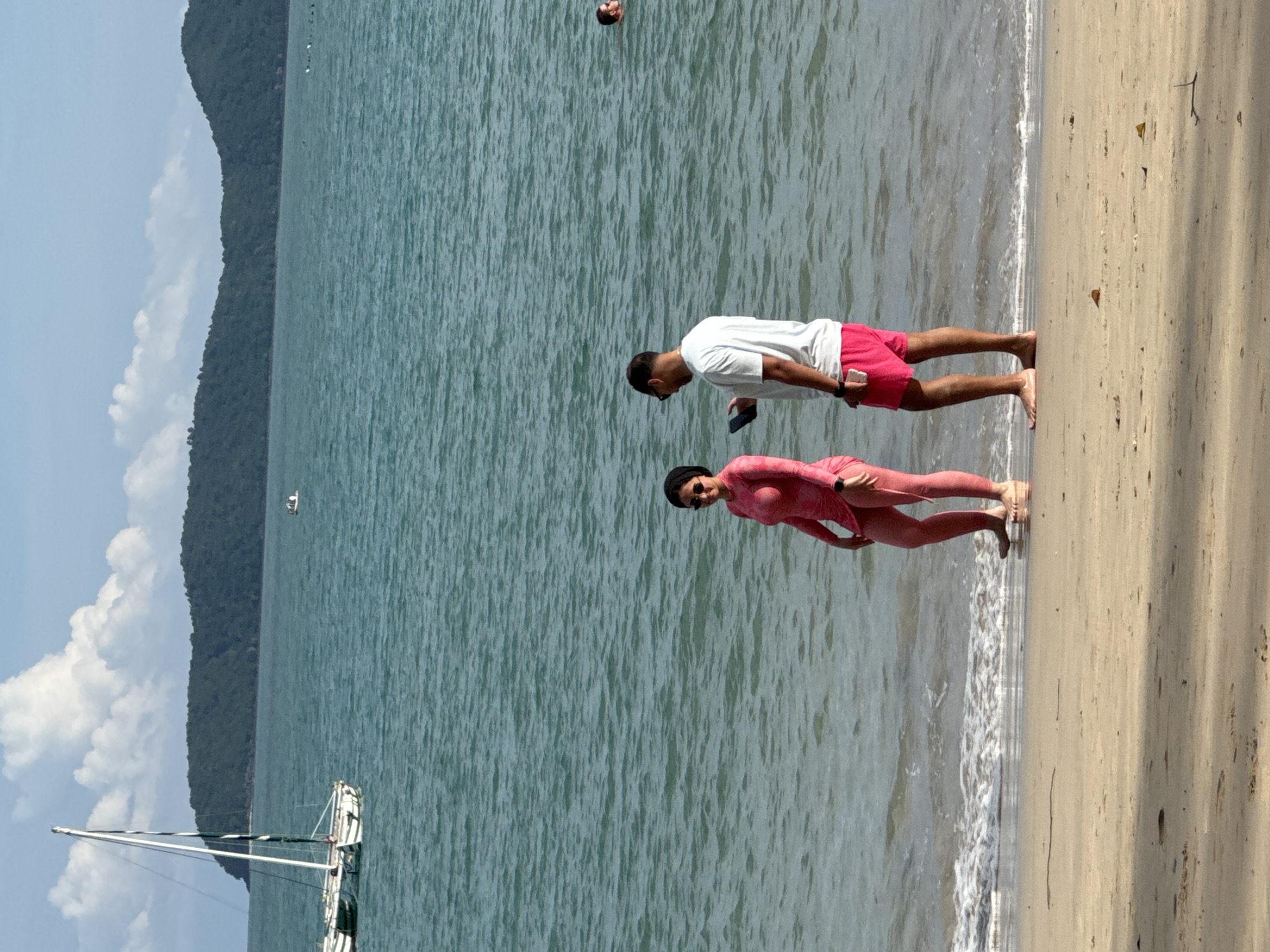 Beach day in Wichit — swimming, sunbathing, rocky shoreline hangouts