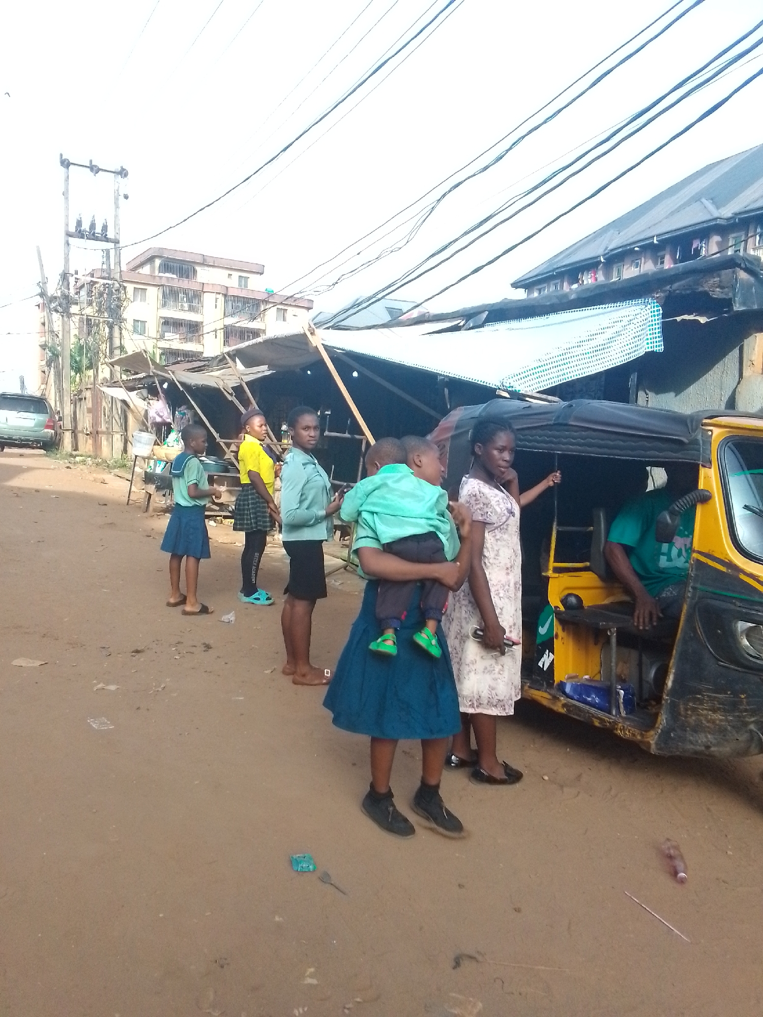 Routine street life documented across three Nigerian towns