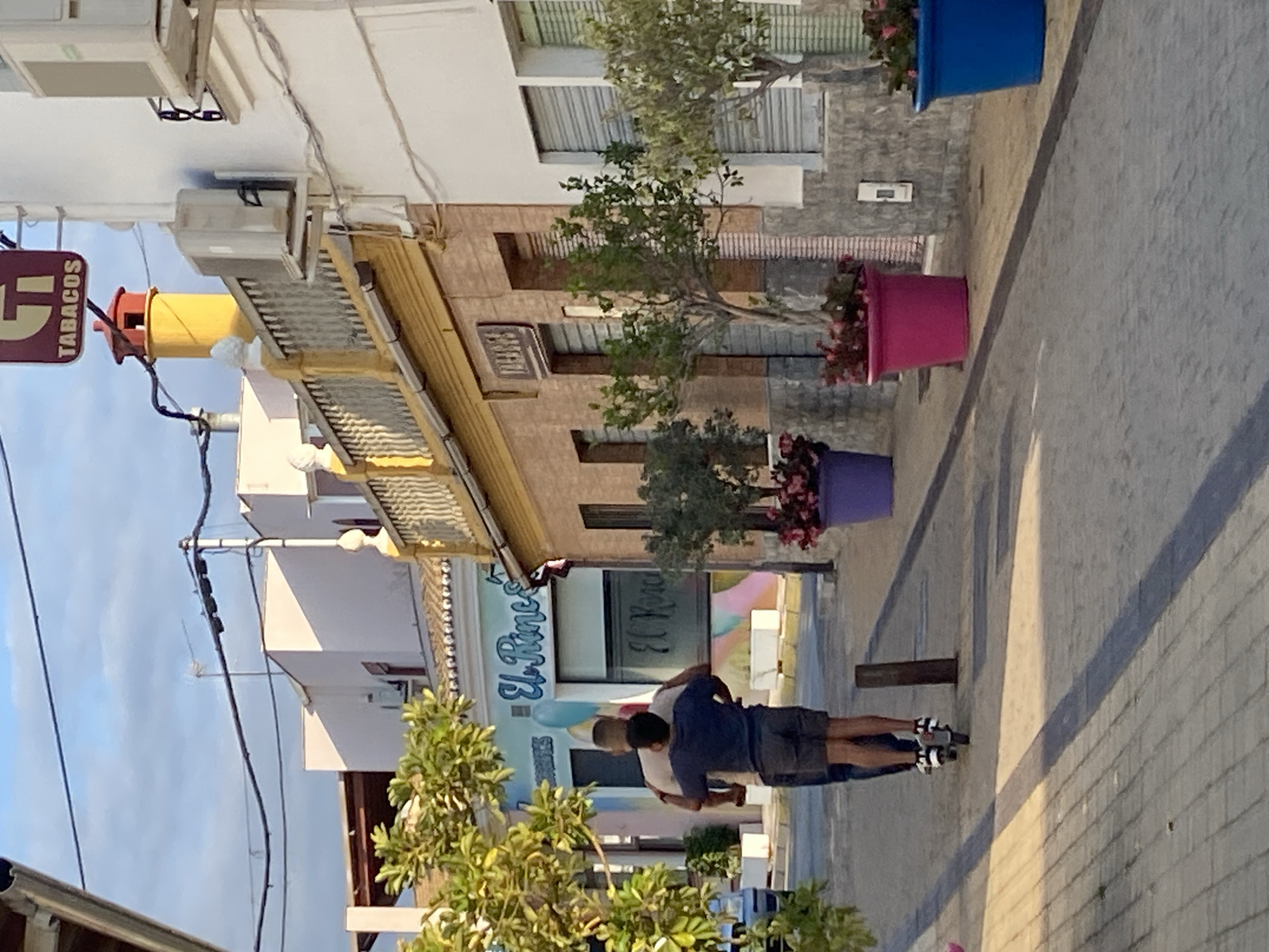 Morning stroll through Cancelada's whitewashed streets, Estepona
