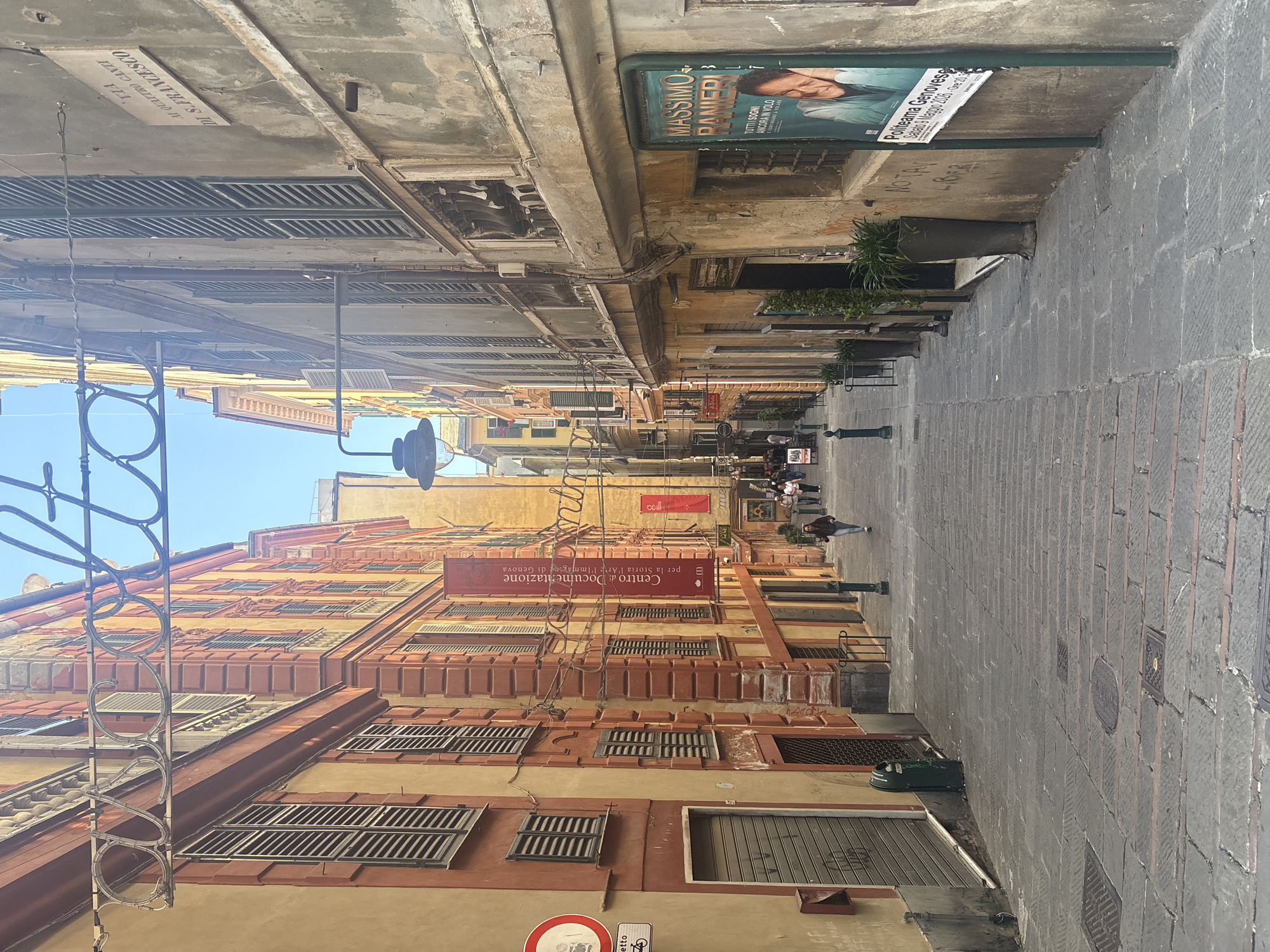 Morning walk through historic Genoa streets documented in photos