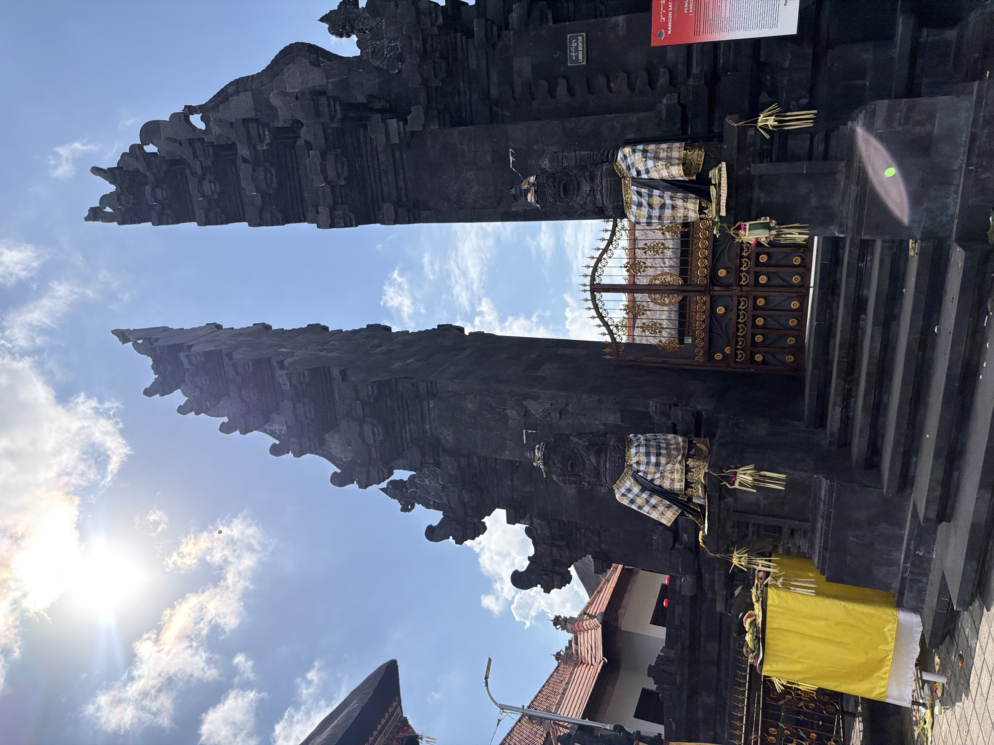 Morning street life along a busy Kuta, Bali block