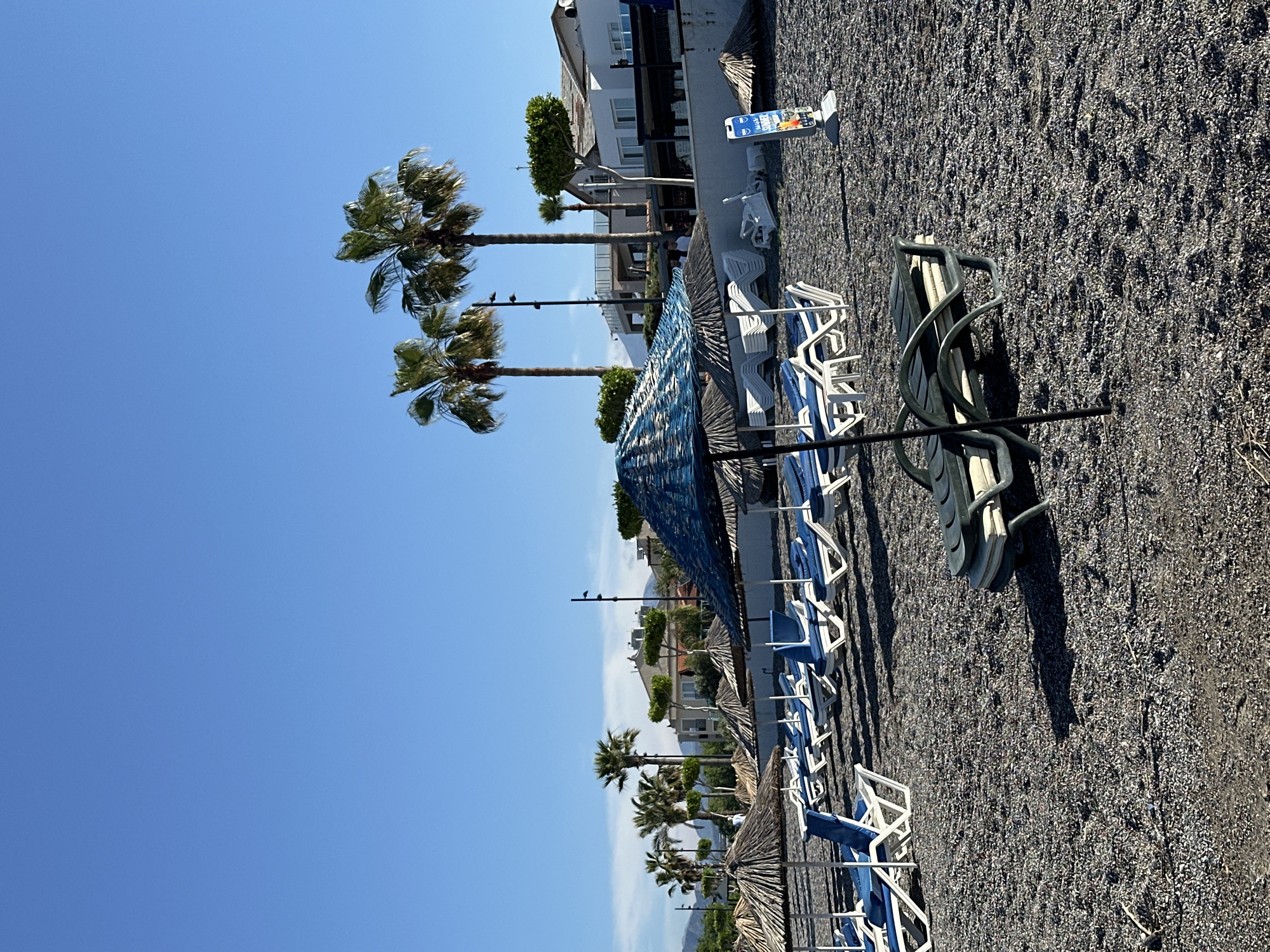 Morning beach visit documented in Fethiye, Turkey