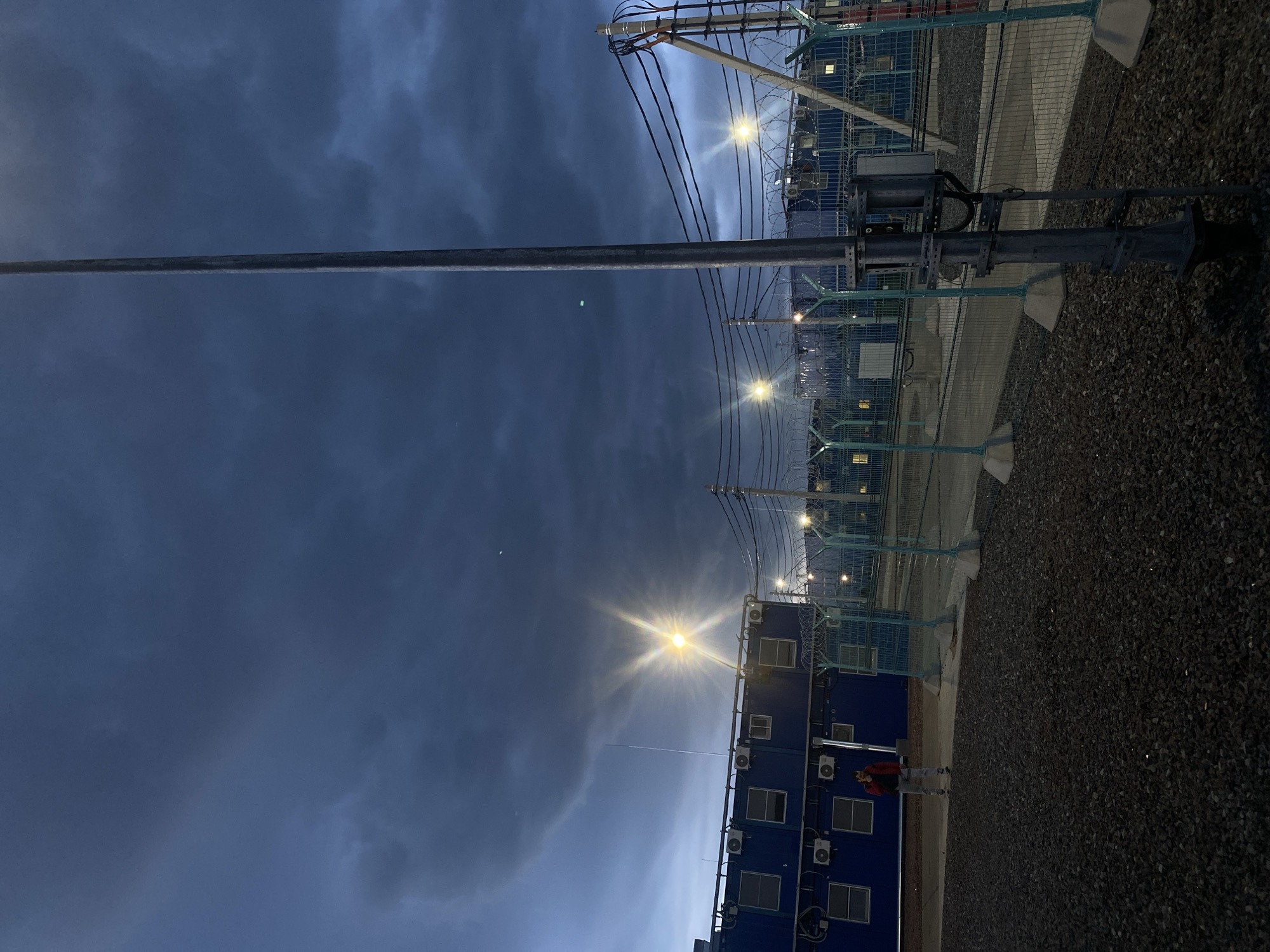 Evening Documentation of Modular Building in Koskolovo, Russia