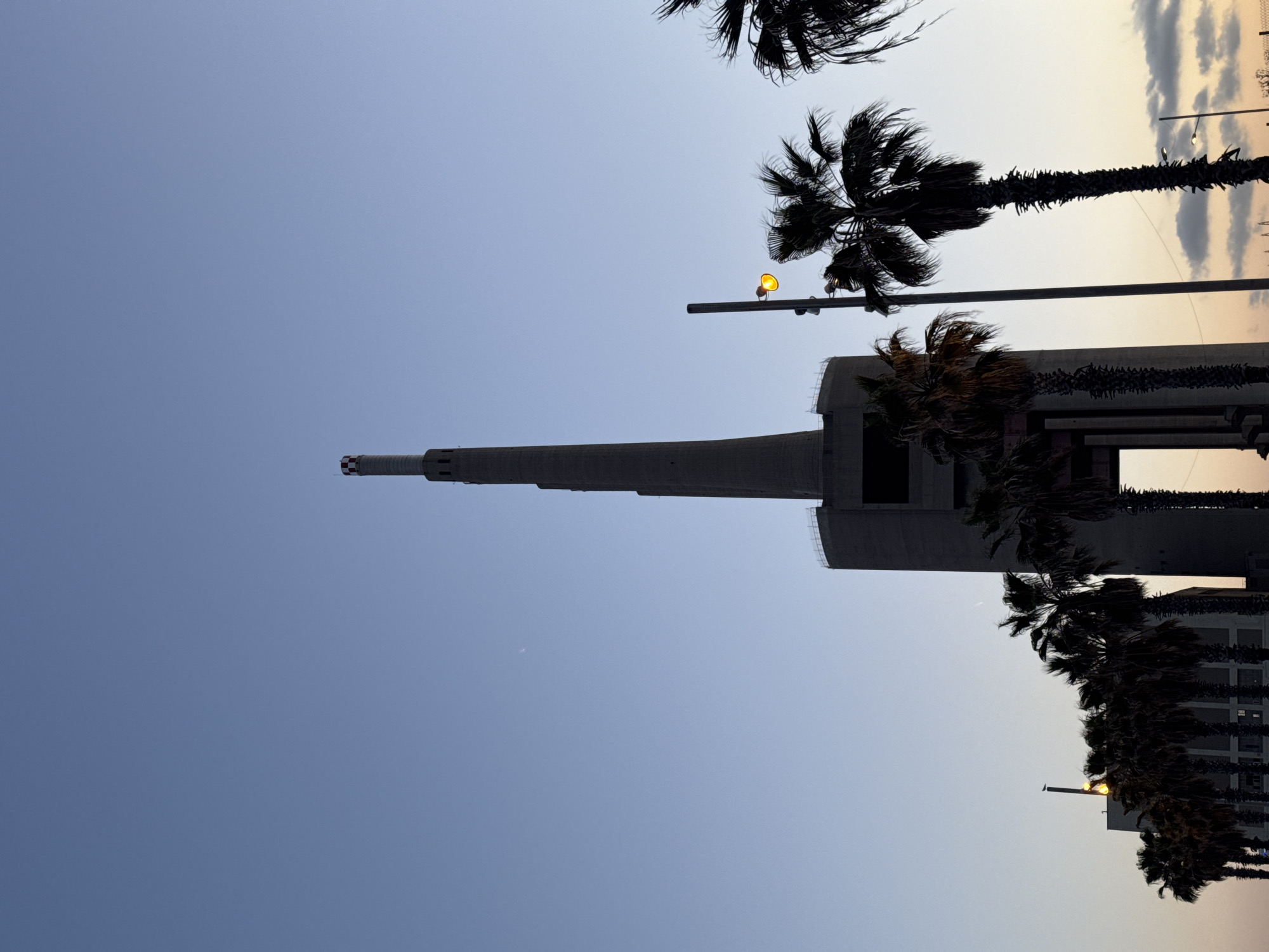 Evening scenes captured around Badalona's industrial chimney and coastline
