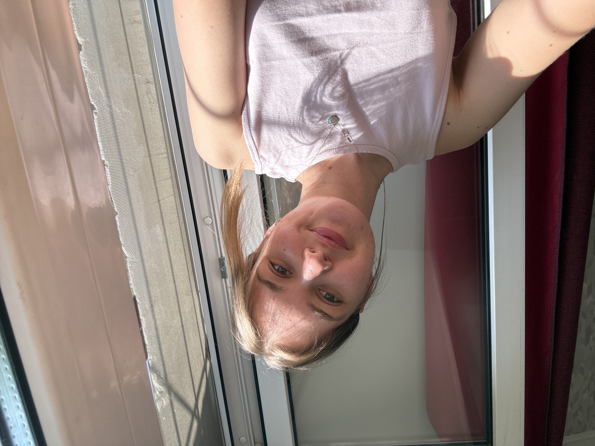 Woman's morning routine documented across Perm, Russia