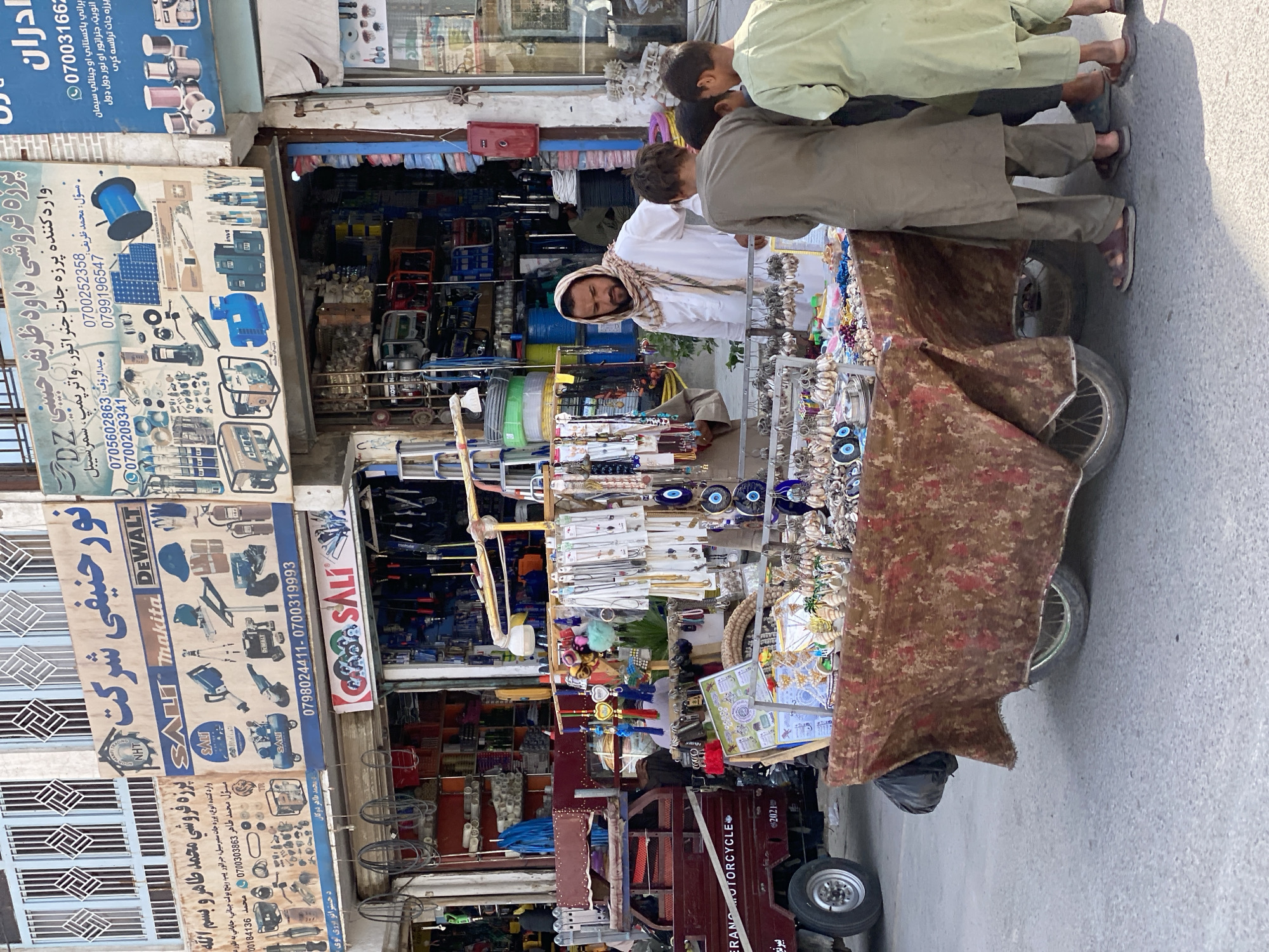 Everyday street life across Kandahar on a July morning