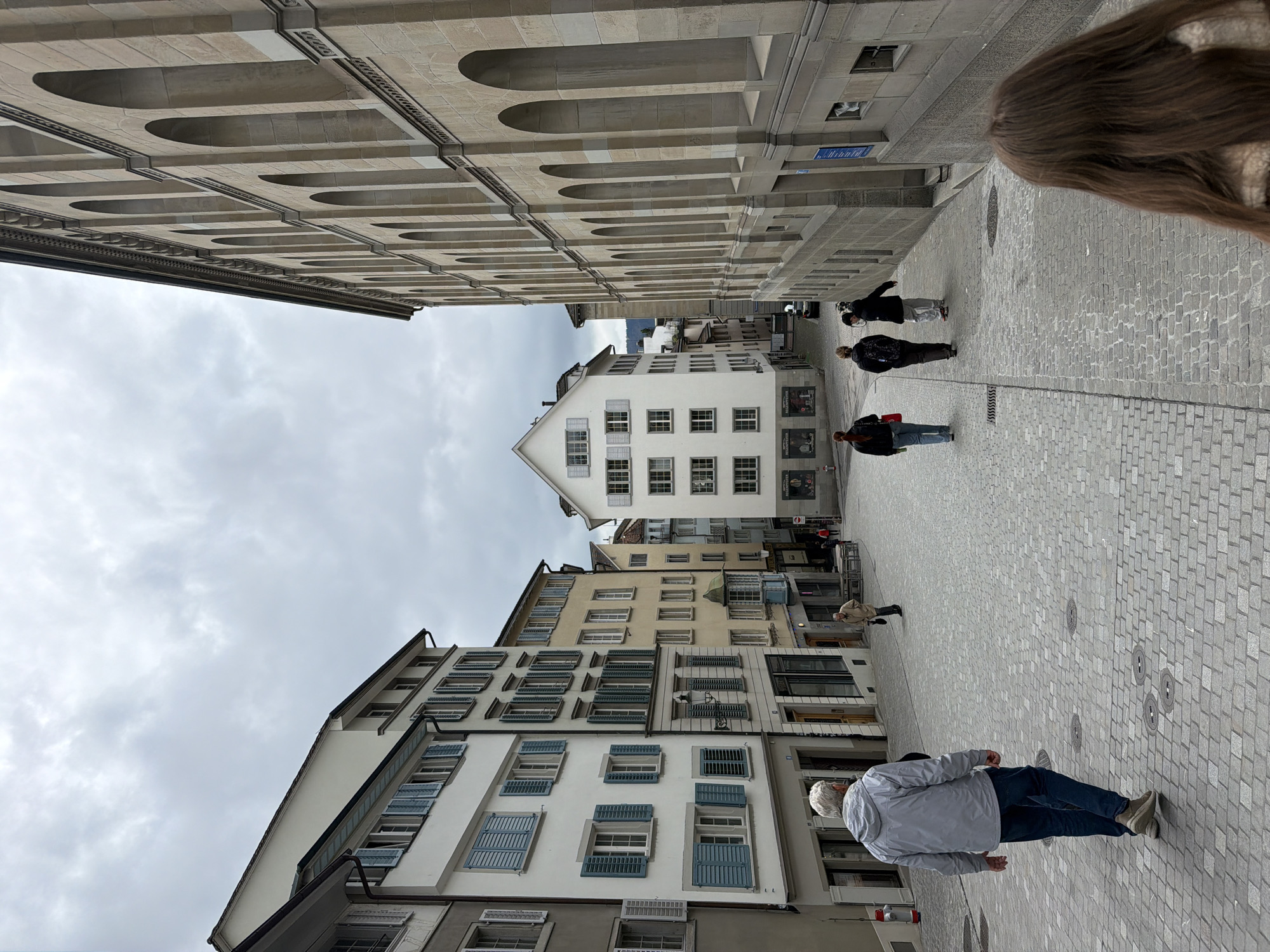 Afternoon scenes documented across central Zurich neighborhoods