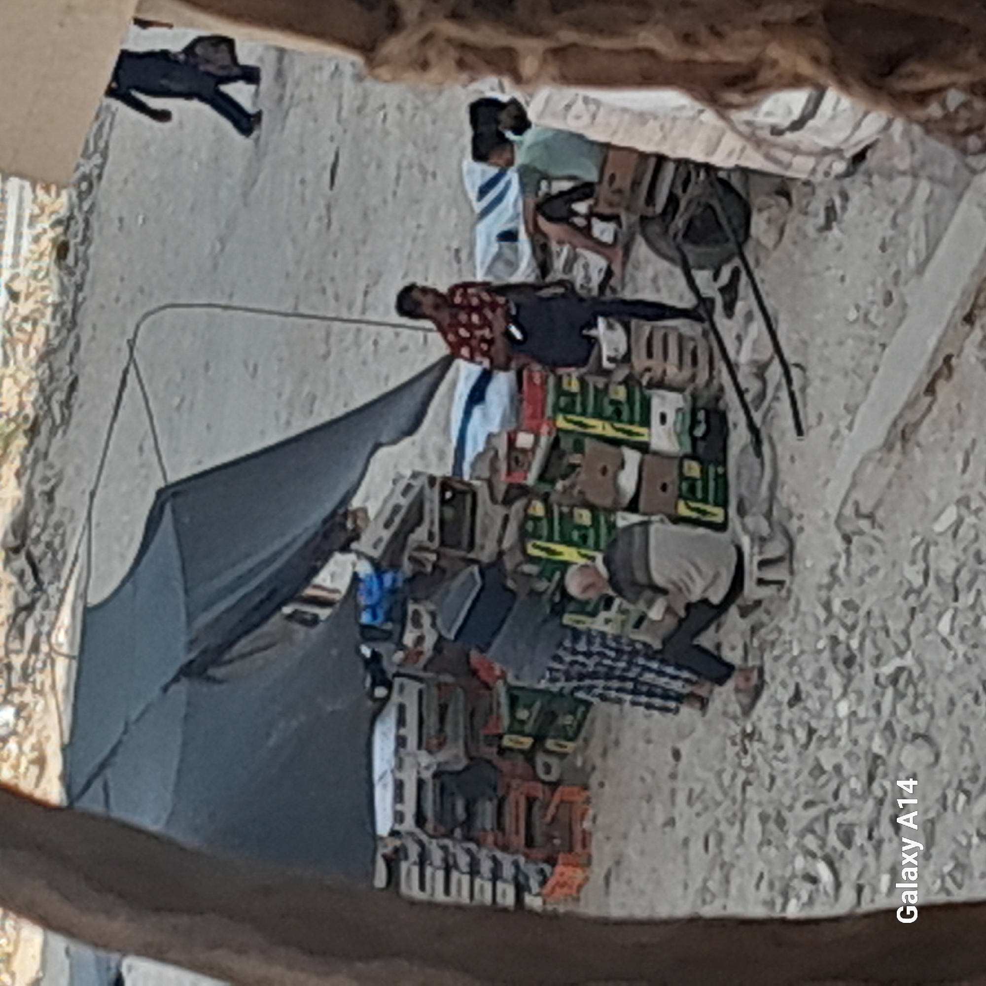 Daily life in a Khan Yunis displacement camp, August 2026
