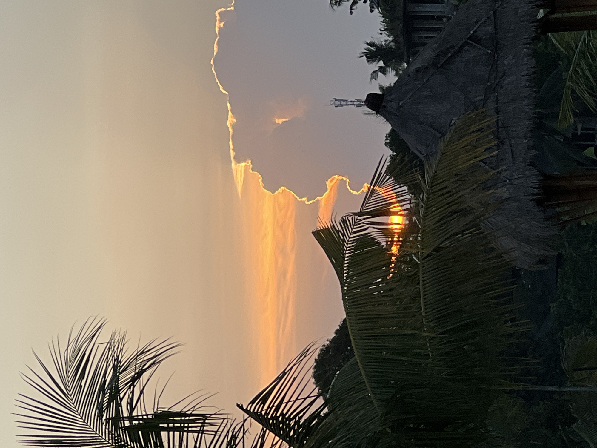 Evening scenes captured across Ubud, Indonesia during sunset hour