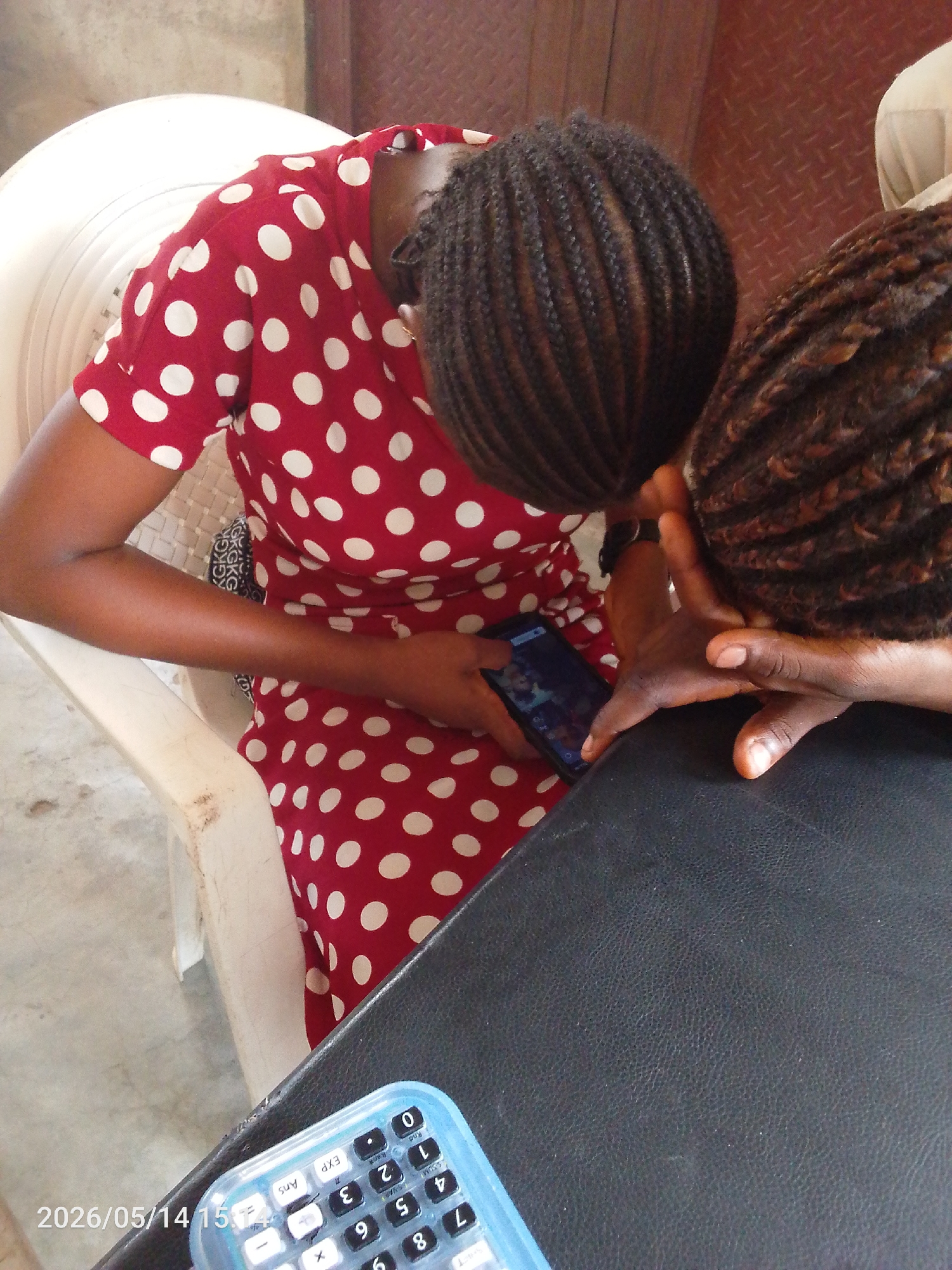 Everyday classroom and indoor scenes documented in Lokoja, Nigeria