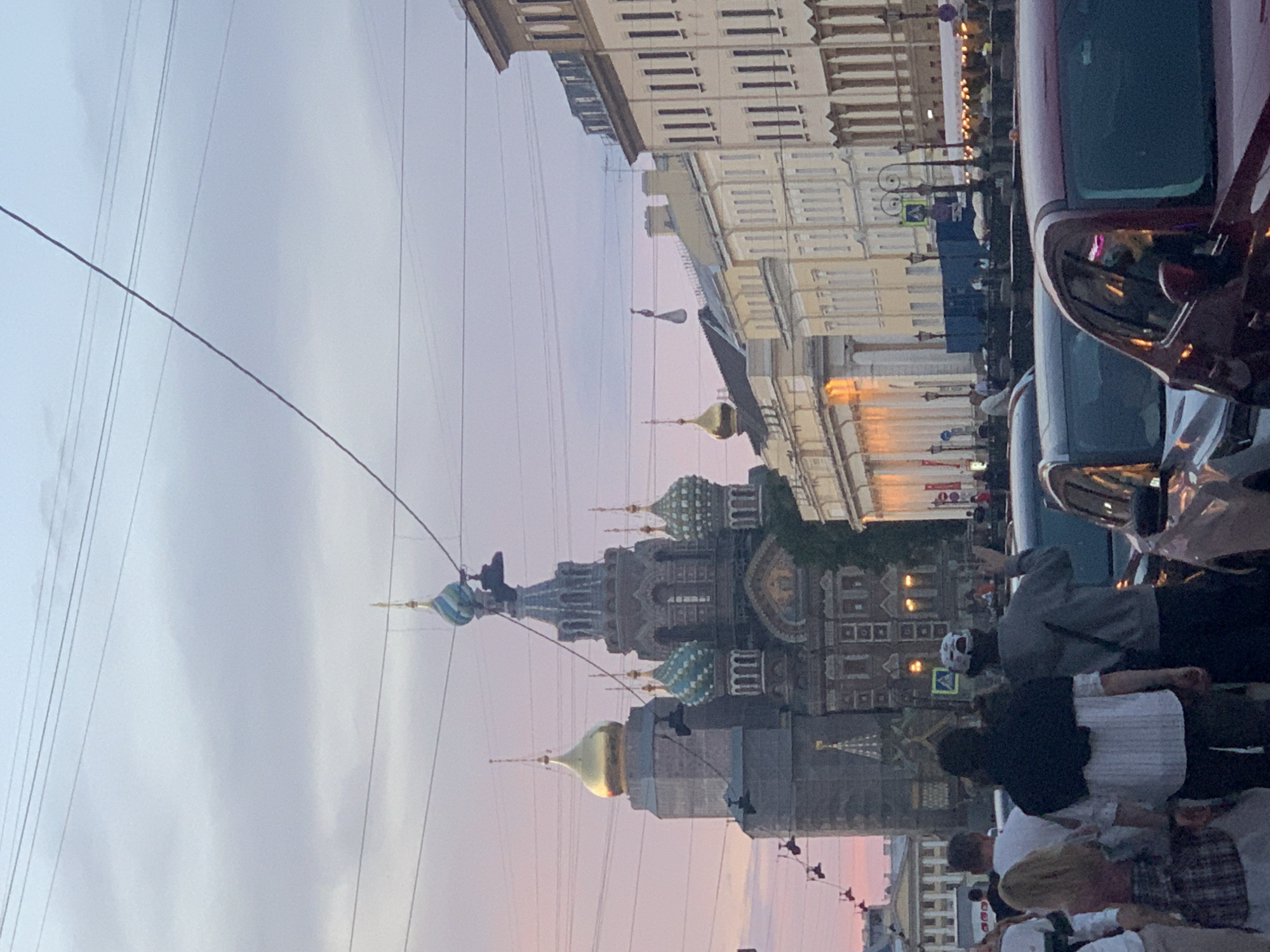 Evening around Saint Petersburg's historic center
