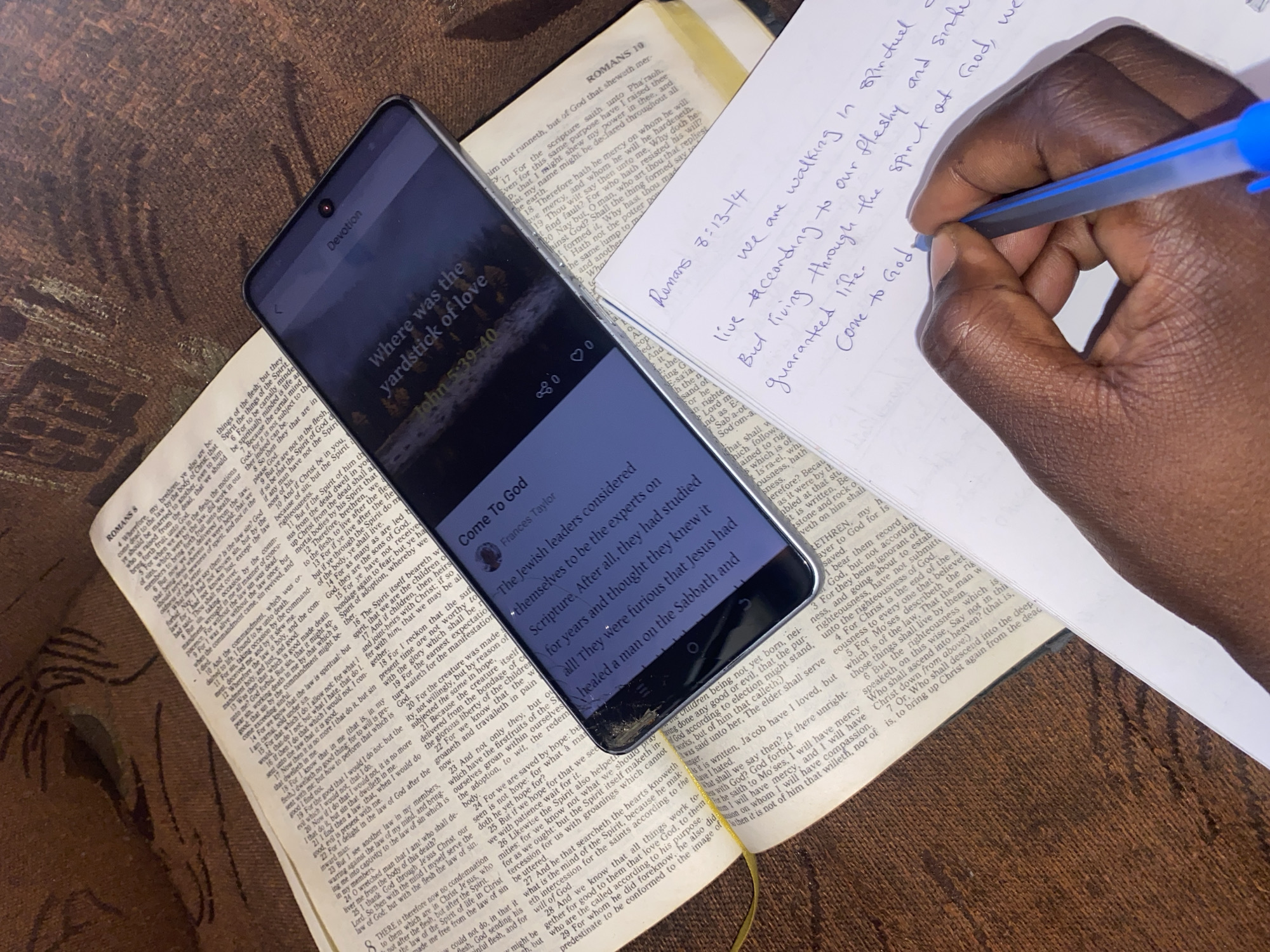 Morning routine blends spiritual study and football in Nigeria