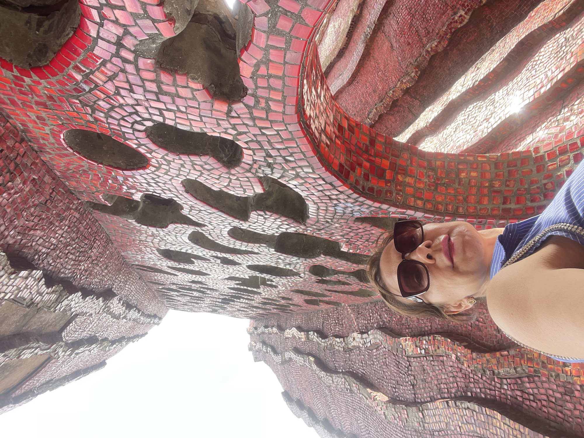 Selfies and close-ups at Sochi's colorful mosaic sculpture park