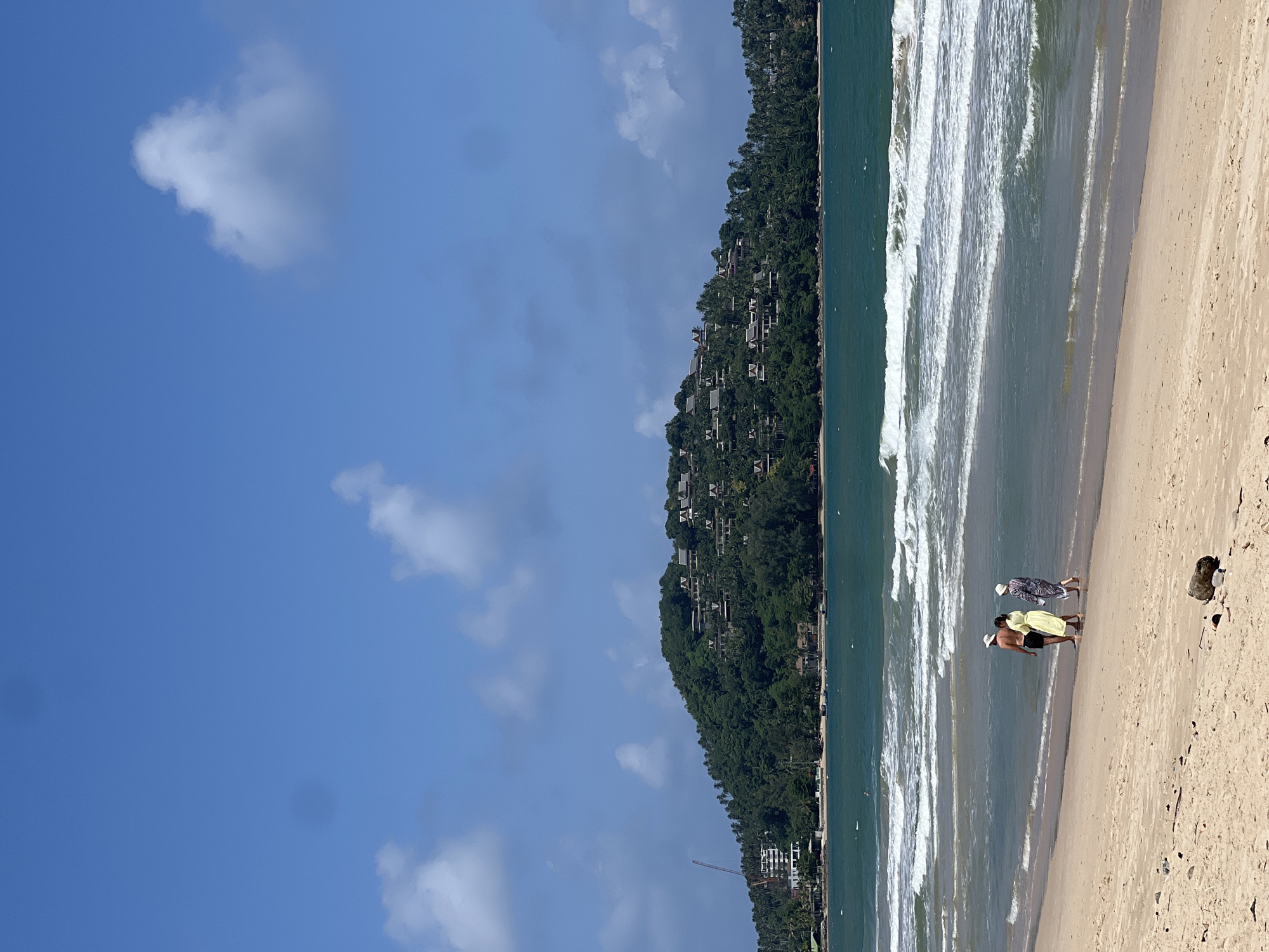 Lazy morning on a shaded beach in Choeng Thale