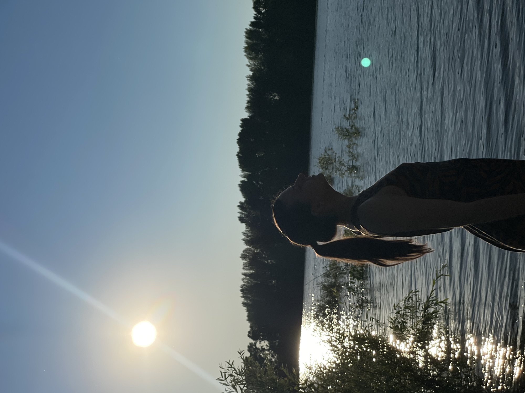 Sunset along the Kama River in Chaikovsky, Russia