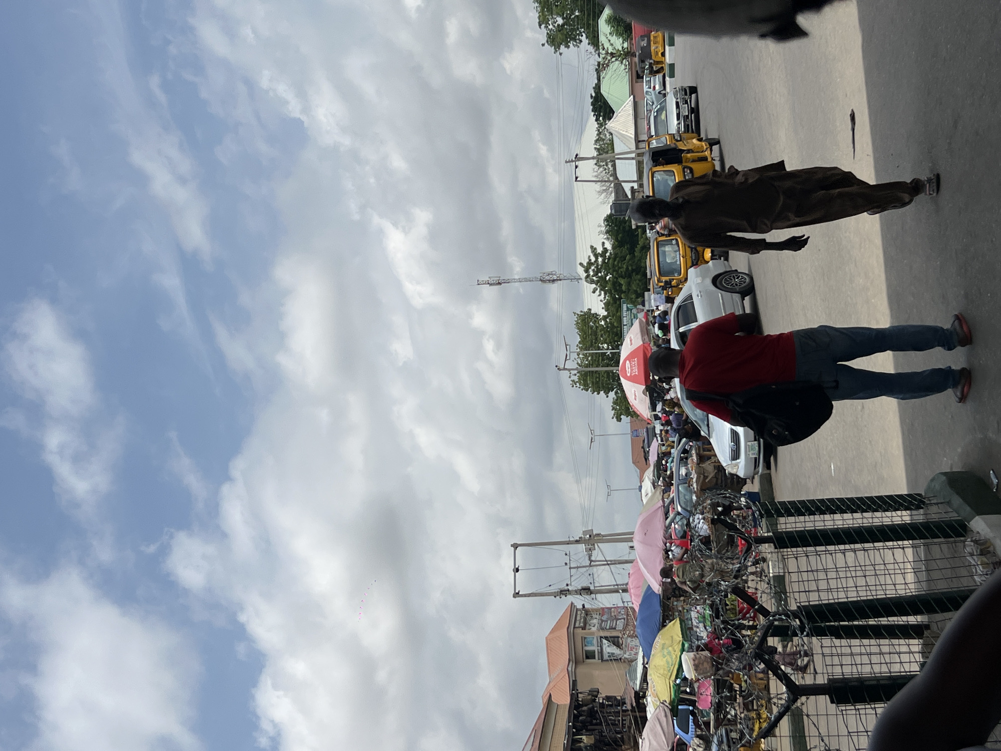 Jalingo overpass area buzzing with traffic and street commerce