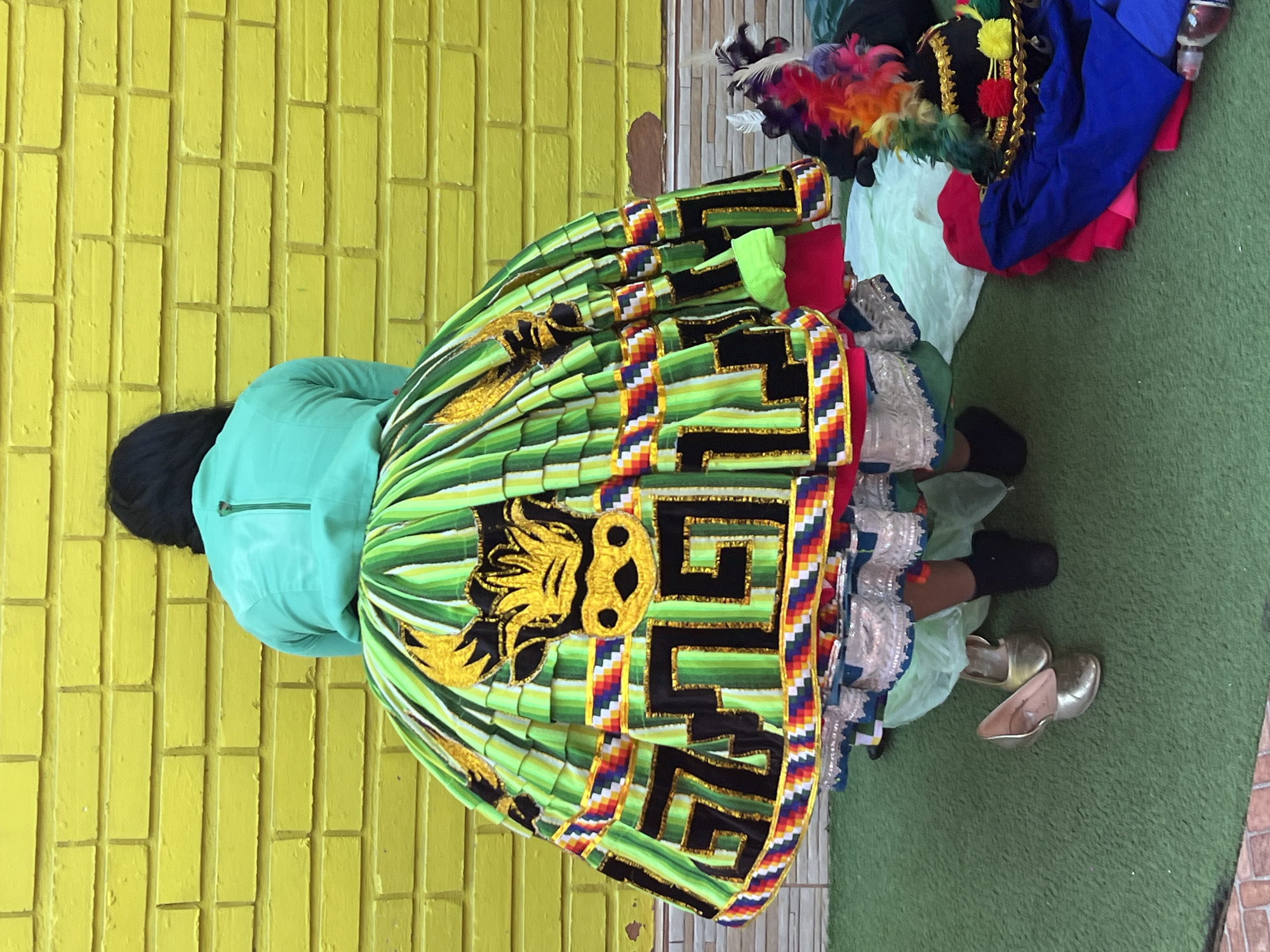Traditional festival dress and dancing in Arica, Chile