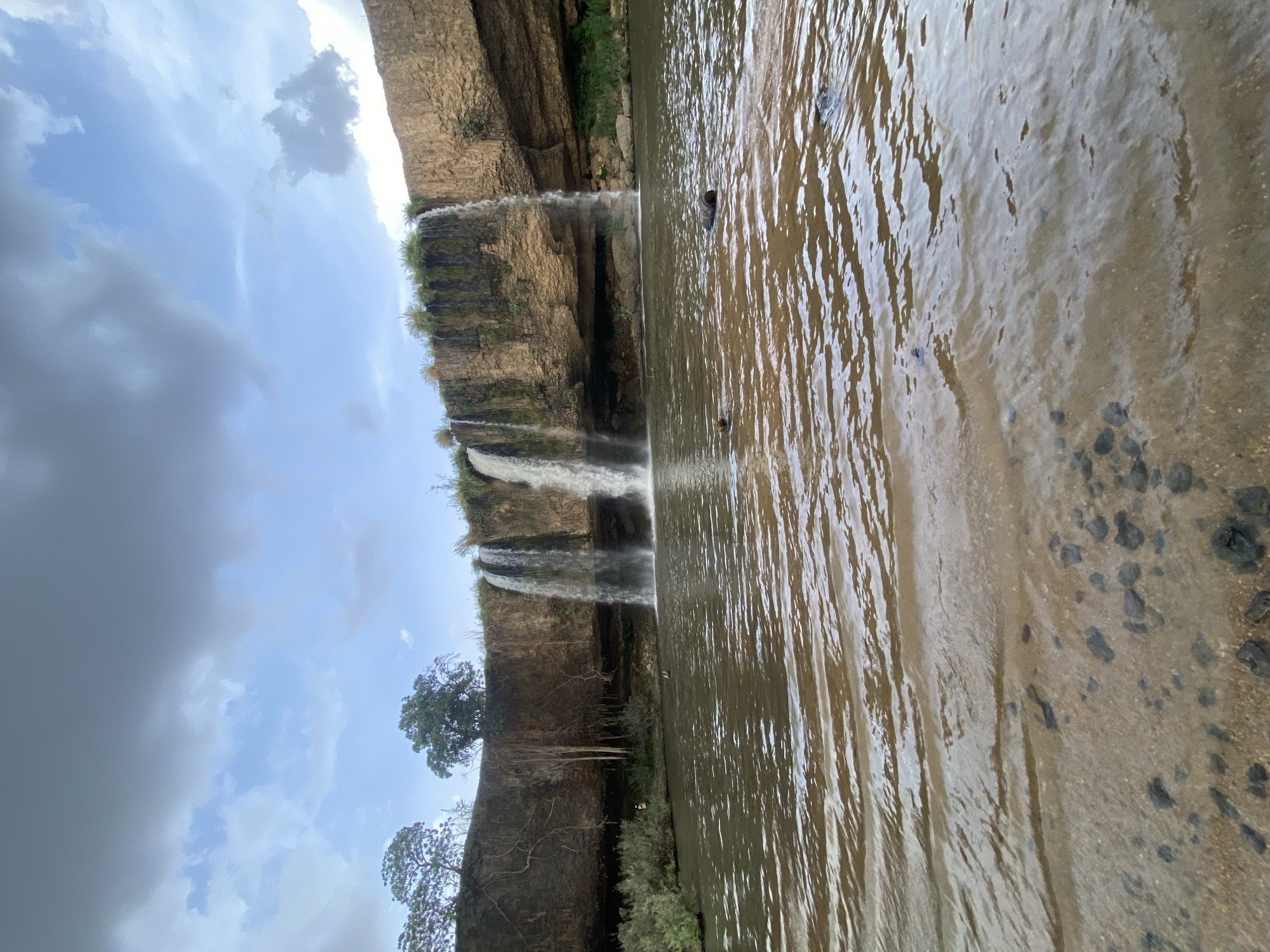 Visitors enjoy leisure activities at Nigerian waterfalls