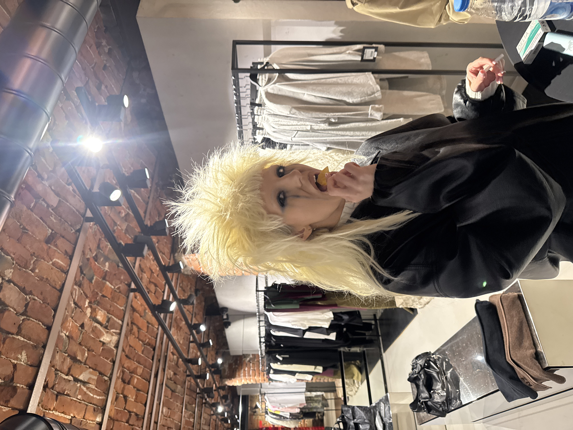 Shoppers browse boutiques and take selfies in Sofia retail district