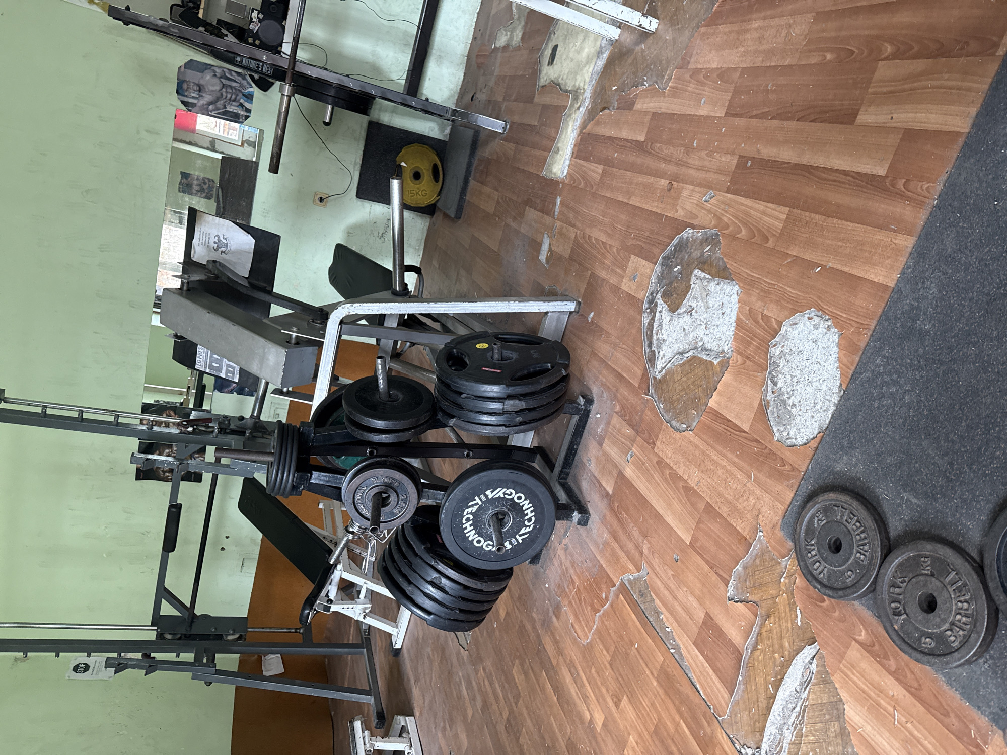 Gym interior documented in Taran, Bulgaria