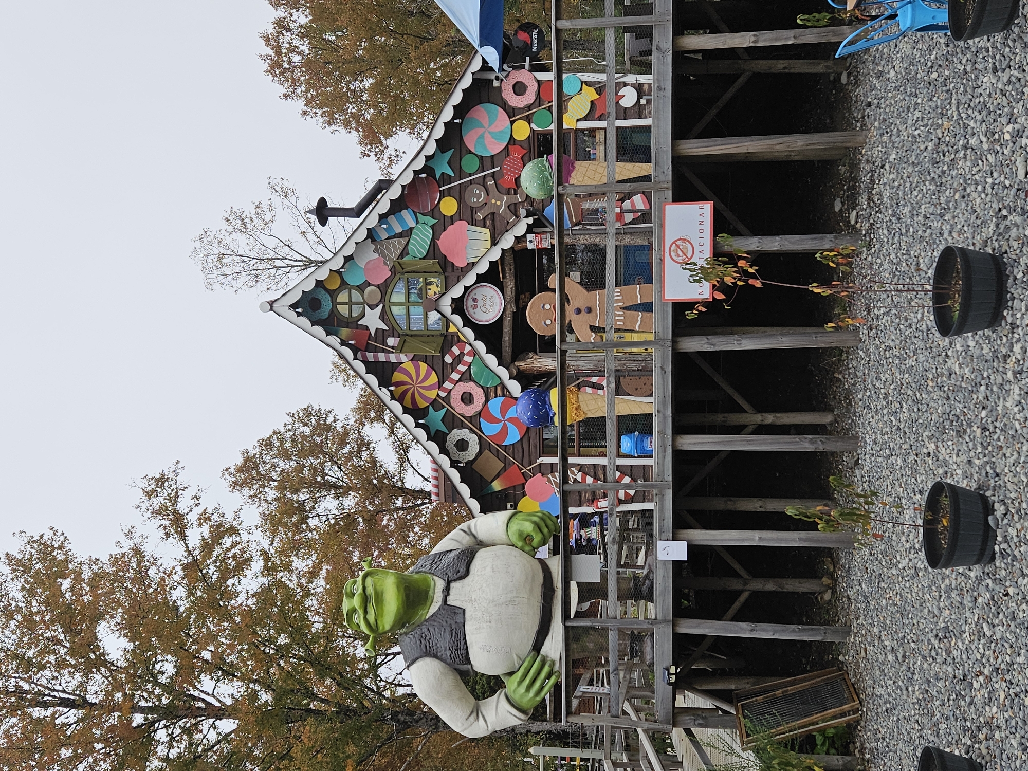 Fairy tale theme park attractions documented in Pucón, Chile