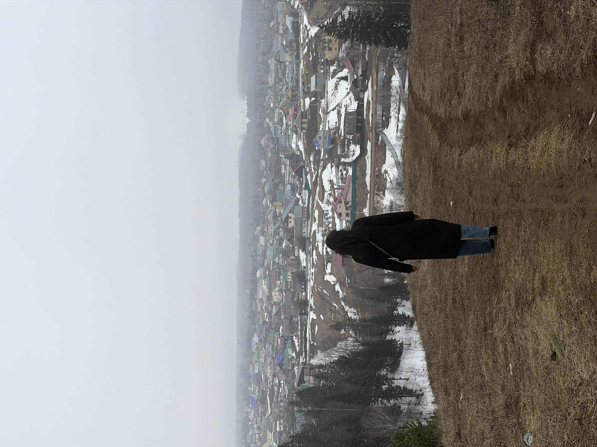 Winter landscape observations recorded across Russian villages April 4th