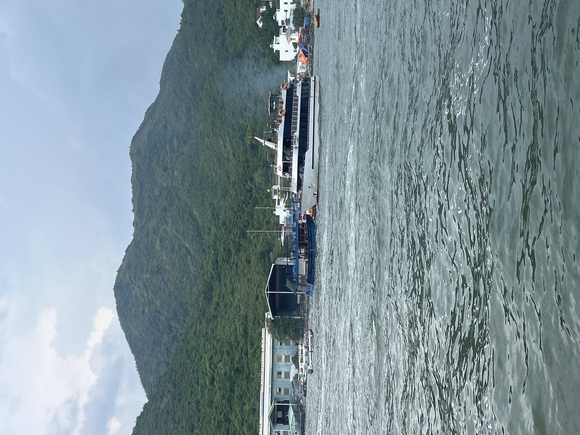 Emperor Cruises ferry docked in Nha Trang Bay