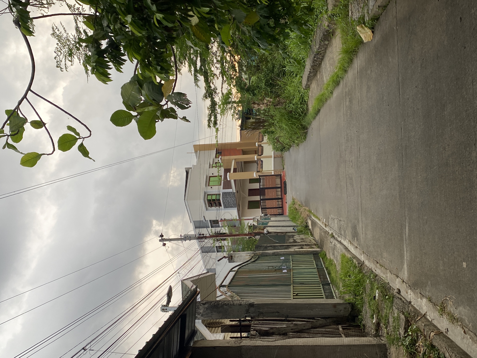 Residential neighborhood documented in Davao City under overcast skies