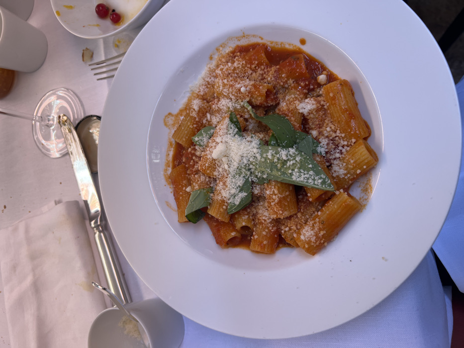 Lunch documented at upscale Hôtel Costes restaurant in Paris
